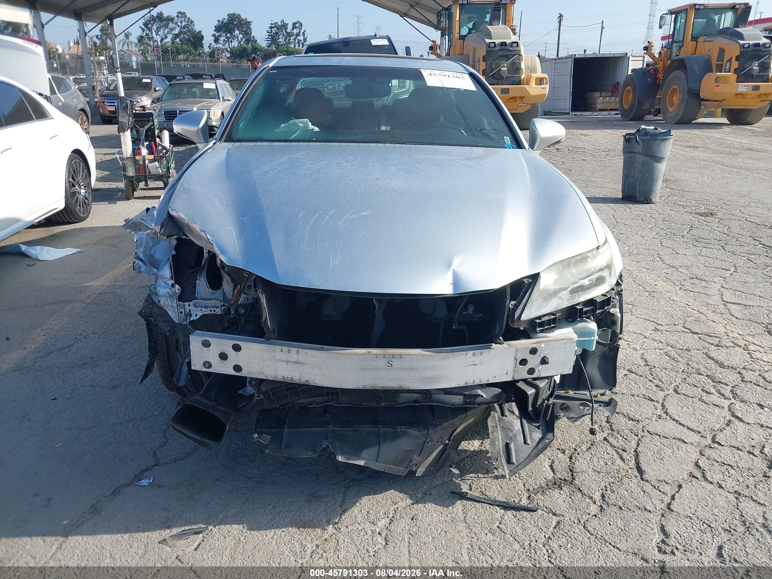 2013 Lexus Gs 350   Silver vin: JTHBE1BL2D5009233