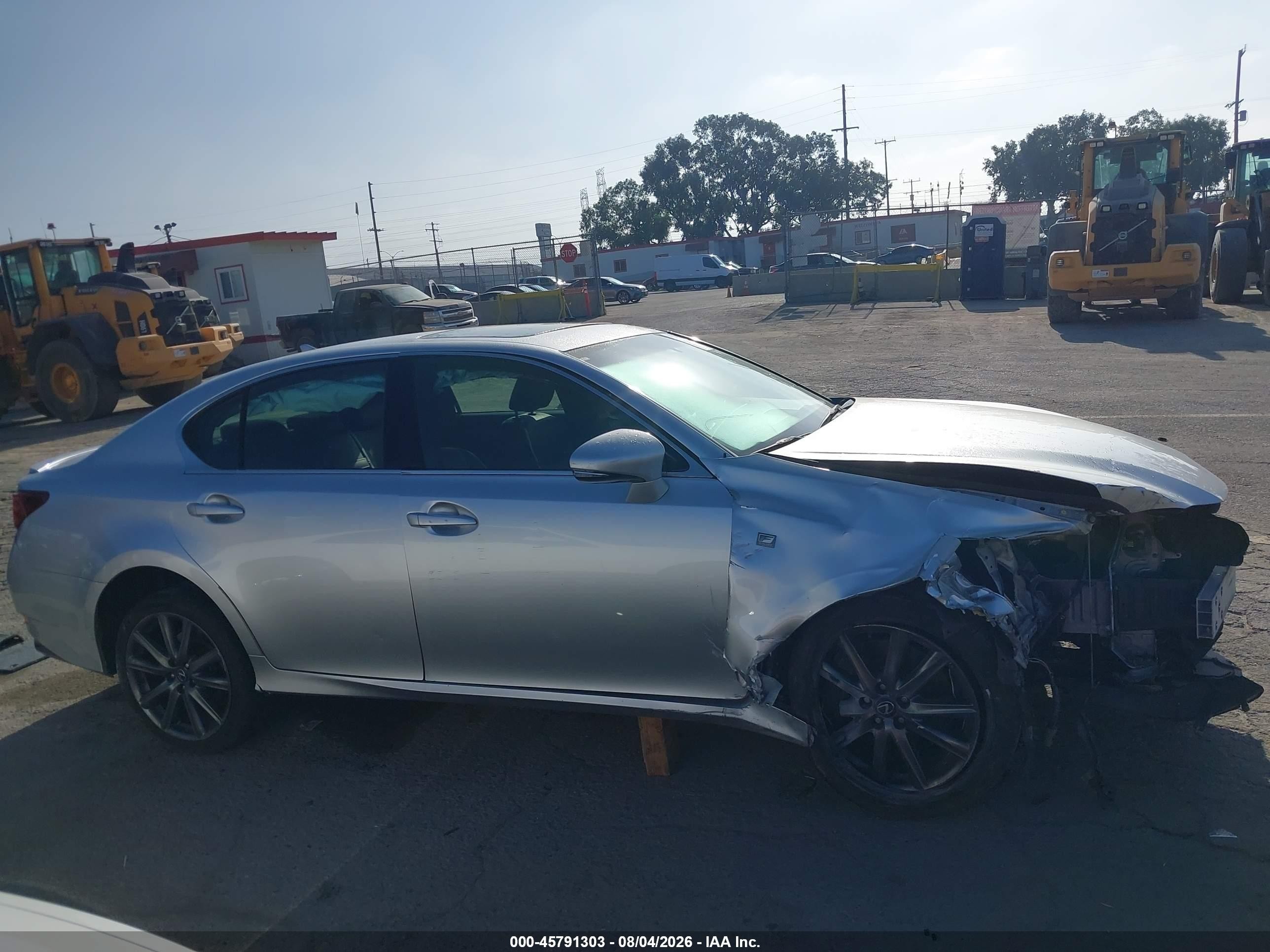 2013 Lexus Gs 350   Silver vin: JTHBE1BL2D5009233