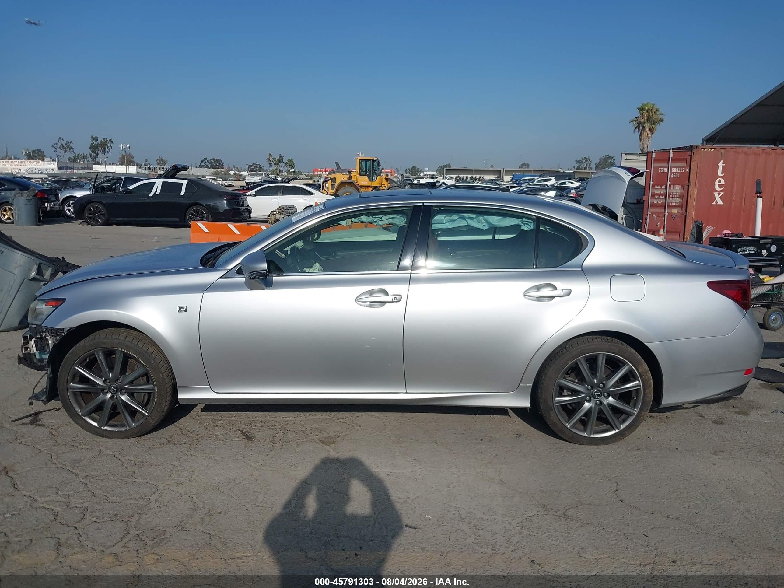 2013 Lexus Gs 350   Silver vin: JTHBE1BL2D5009233