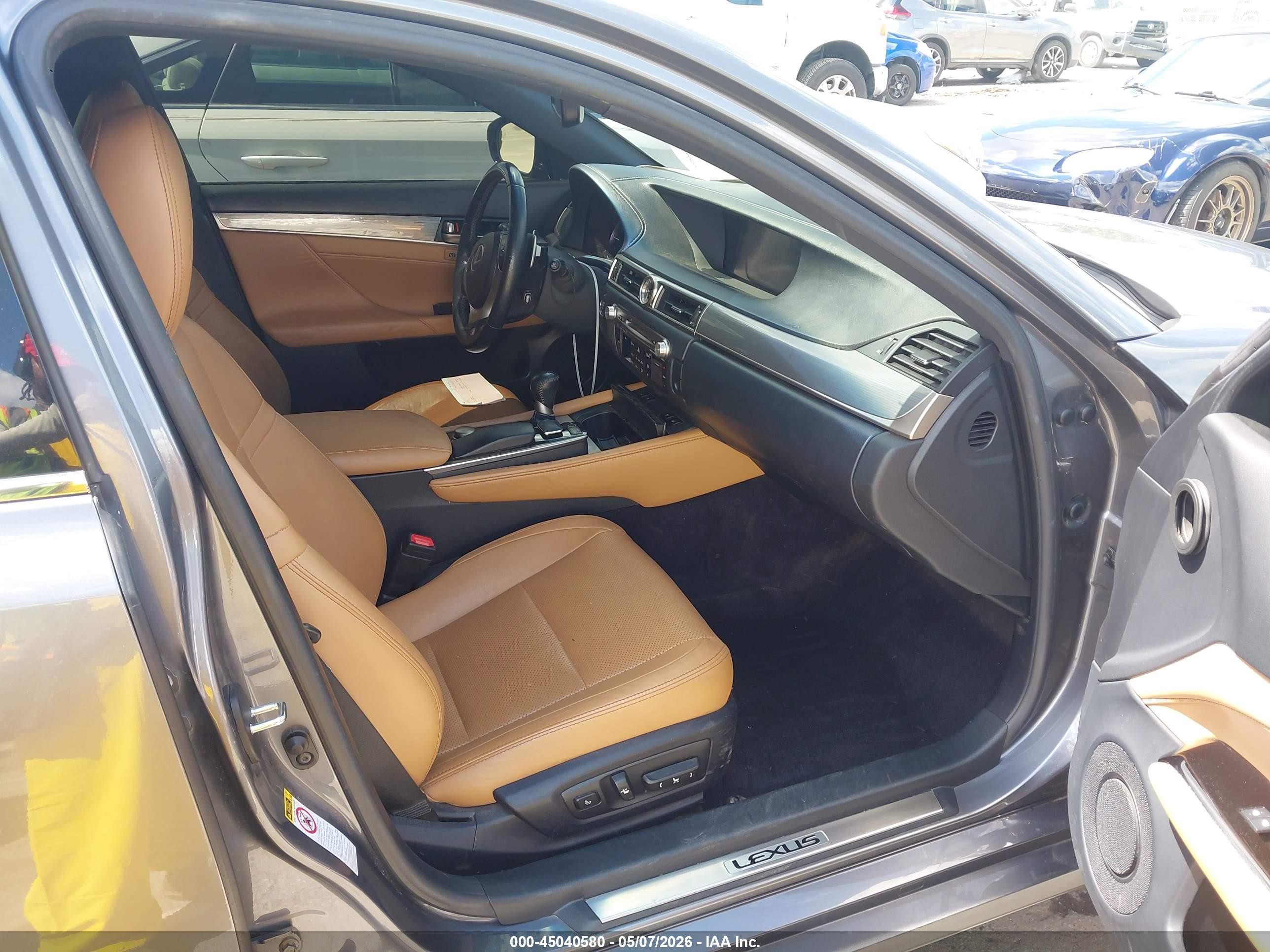 2013 Lexus Gs 350 Gray vin: JTHBE1BL2D5020376