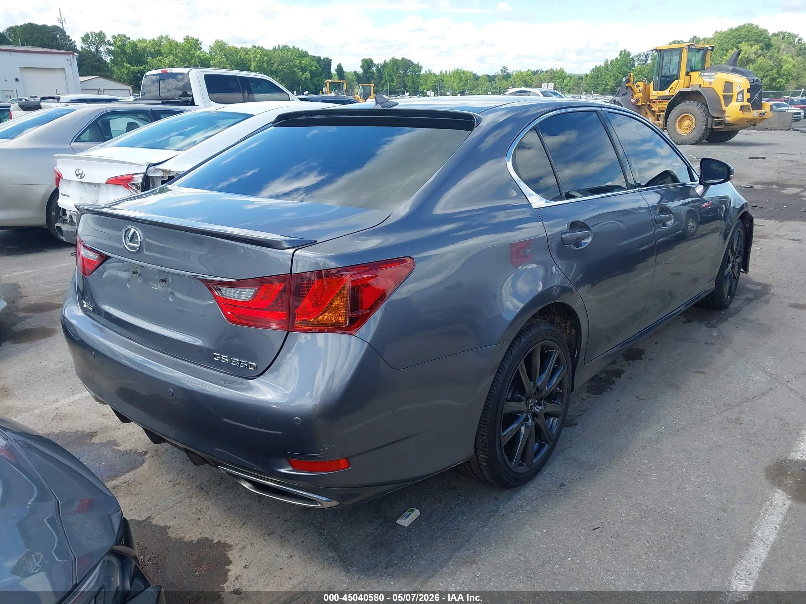 2013 Lexus Gs 350 Gray vin: JTHBE1BL2D5020376