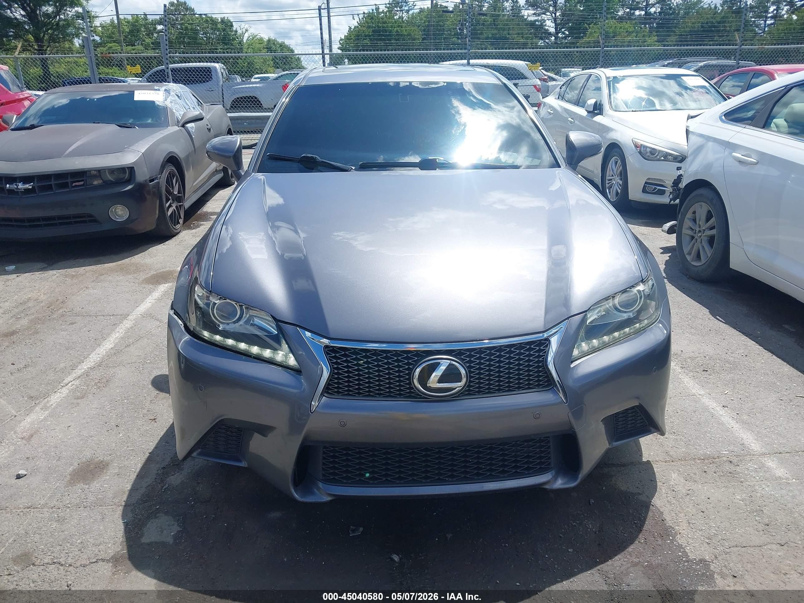 2013 Lexus Gs 350 Gray vin: JTHBE1BL2D5020376