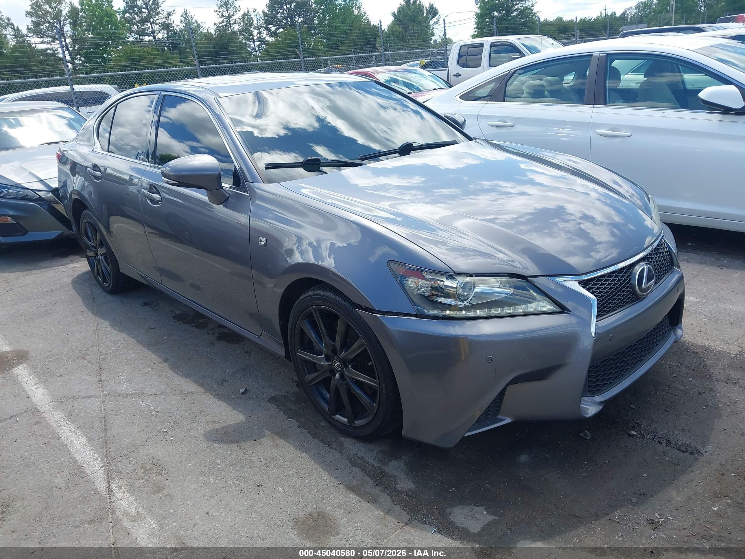 2013 Lexus Gs 350 Gray vin: JTHBE1BL2D5020376