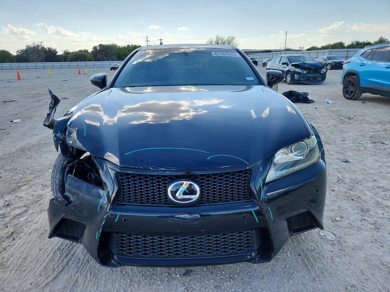 2013 Lexus Gs 350 Black vin: JTHBE1BL2D5022337