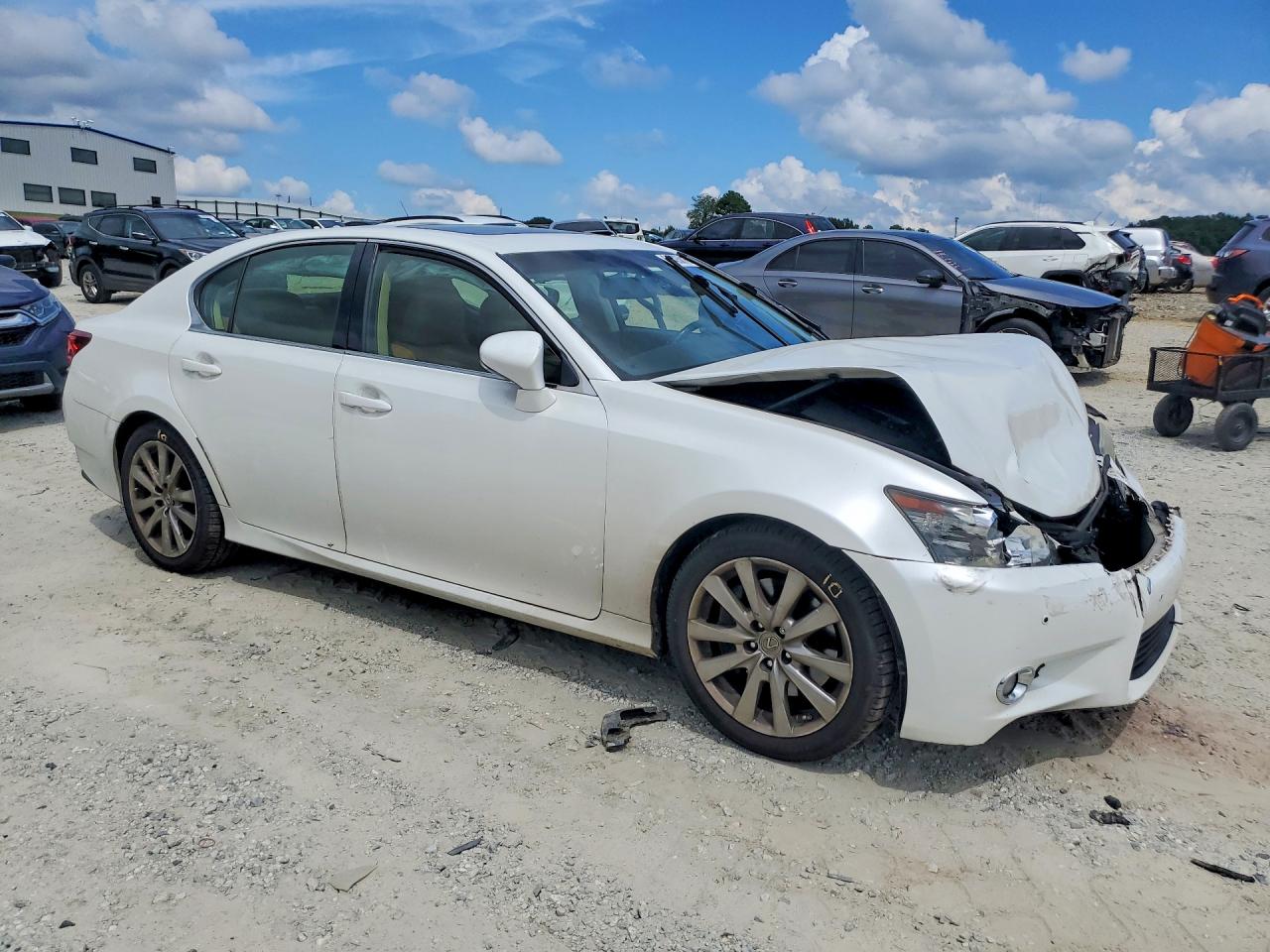2013 Lexus Gs 350 White vin: JTHBE1BL2D5025674