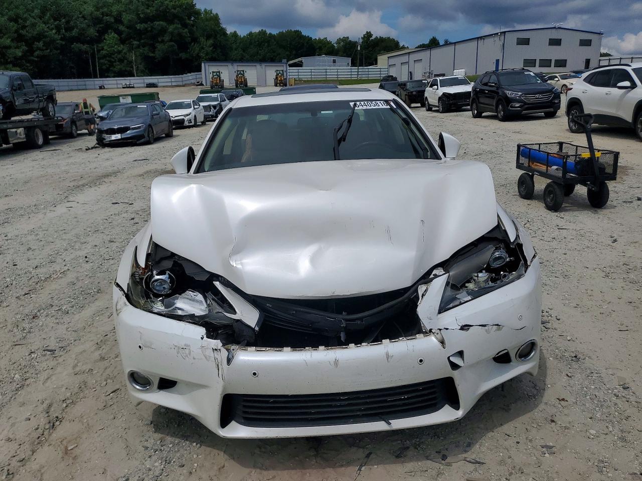 2013 Lexus Gs 350 White vin: JTHBE1BL2D5025674