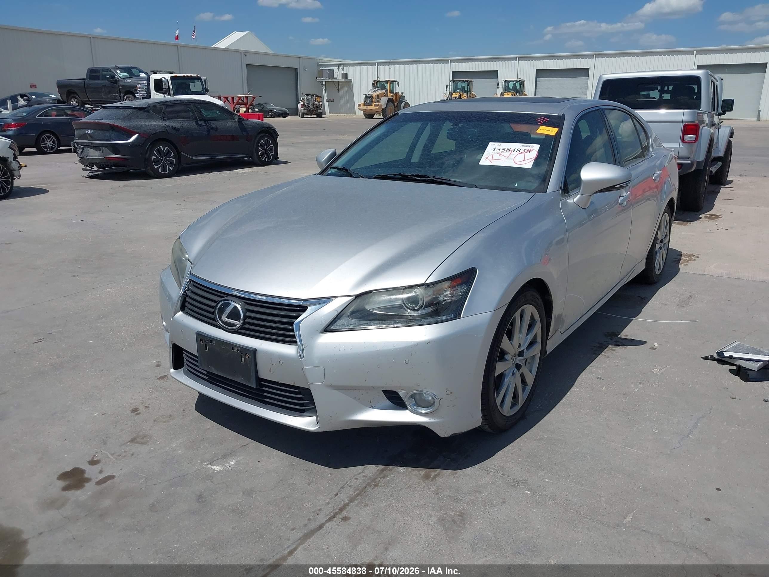 2014 Lexus Gs 350   Silver vin: JTHBE1BL2E5035459