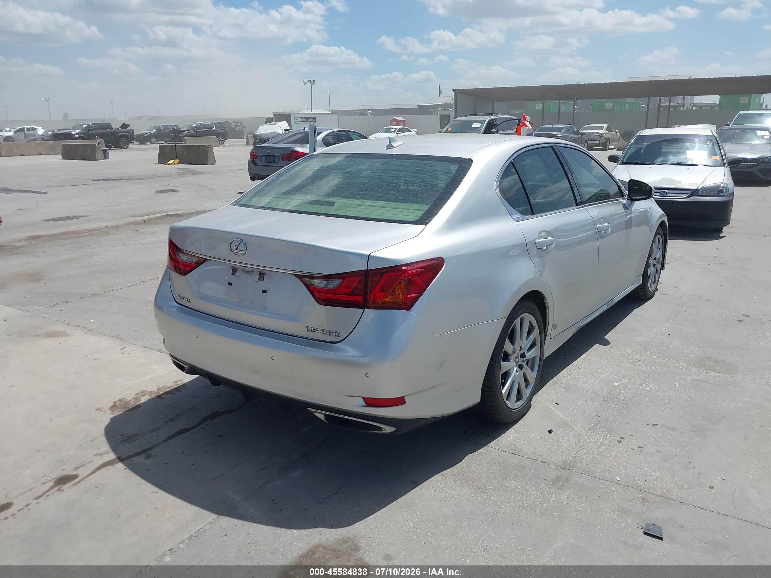 2014 Lexus Gs 350   Silver vin: JTHBE1BL2E5035459
