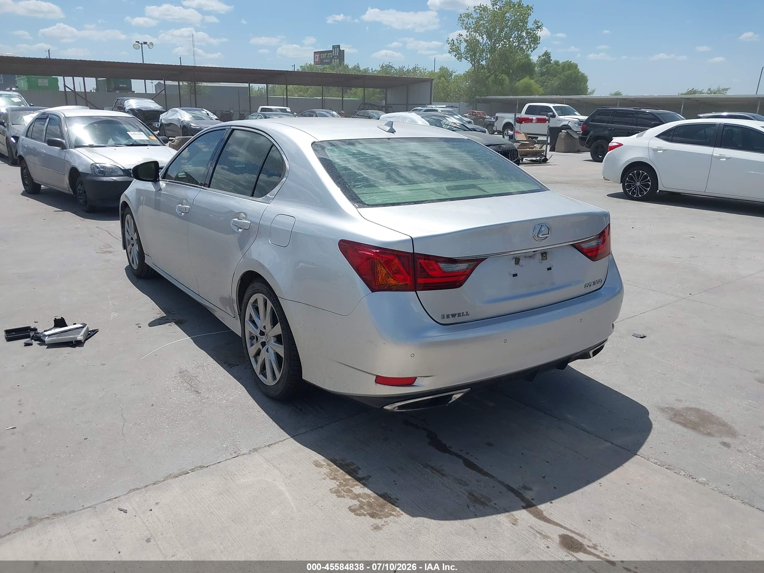 2014 Lexus Gs 350   Silver vin: JTHBE1BL2E5035459