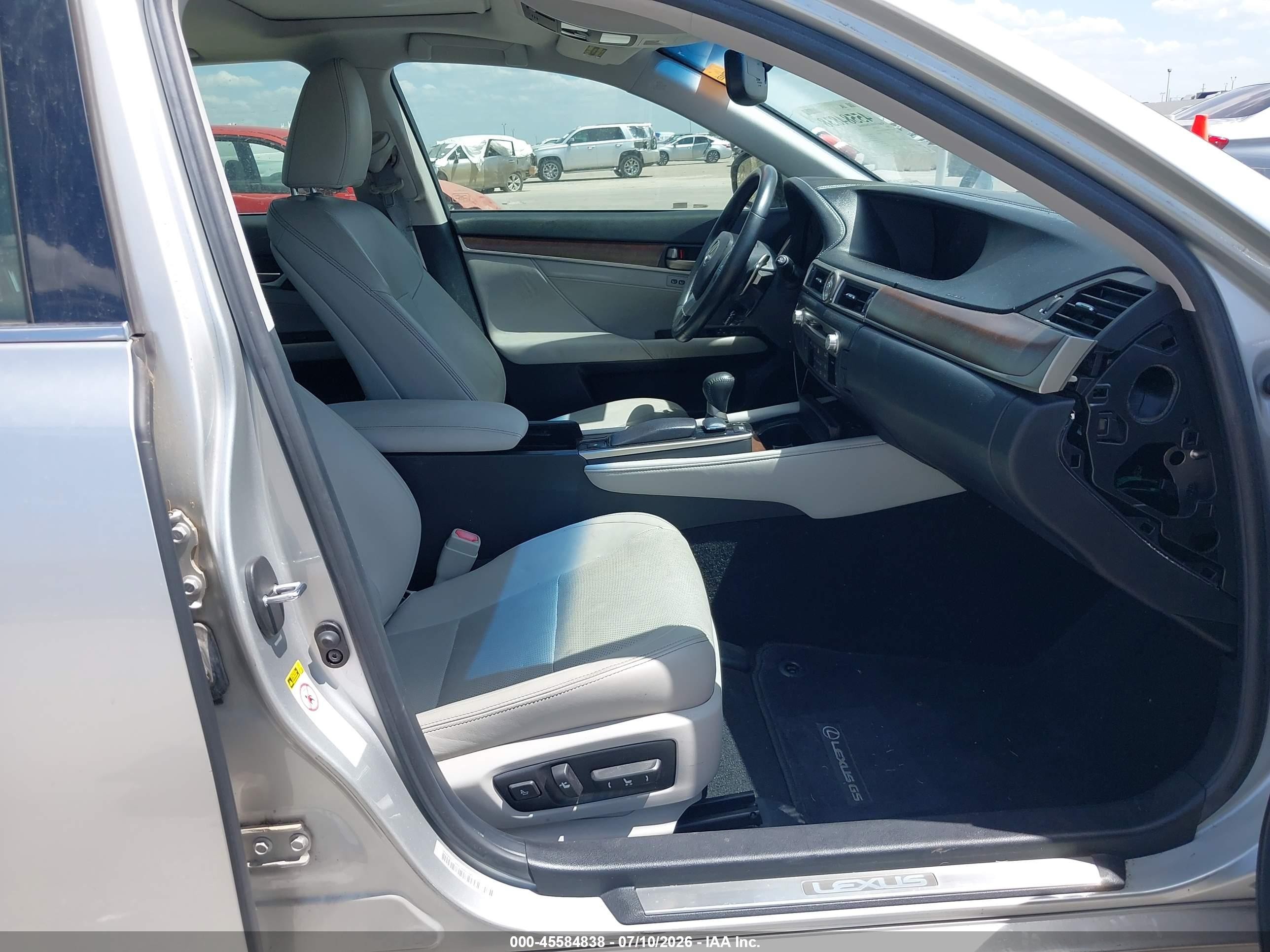 2014 Lexus Gs 350   Silver vin: JTHBE1BL2E5035459