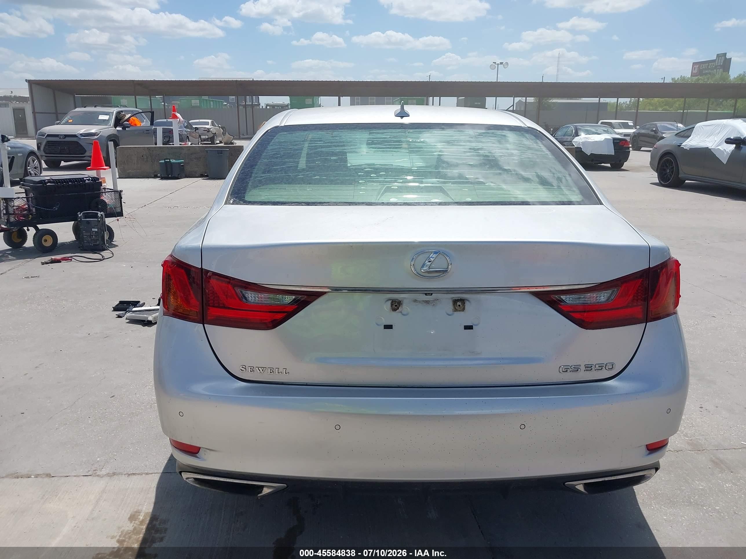 2014 Lexus Gs 350   Silver vin: JTHBE1BL2E5035459