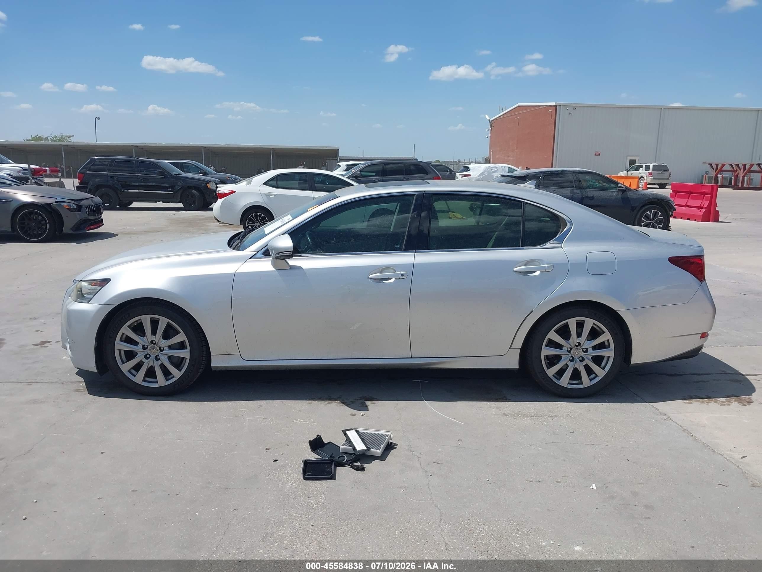 2014 Lexus Gs 350   Silver vin: JTHBE1BL2E5035459