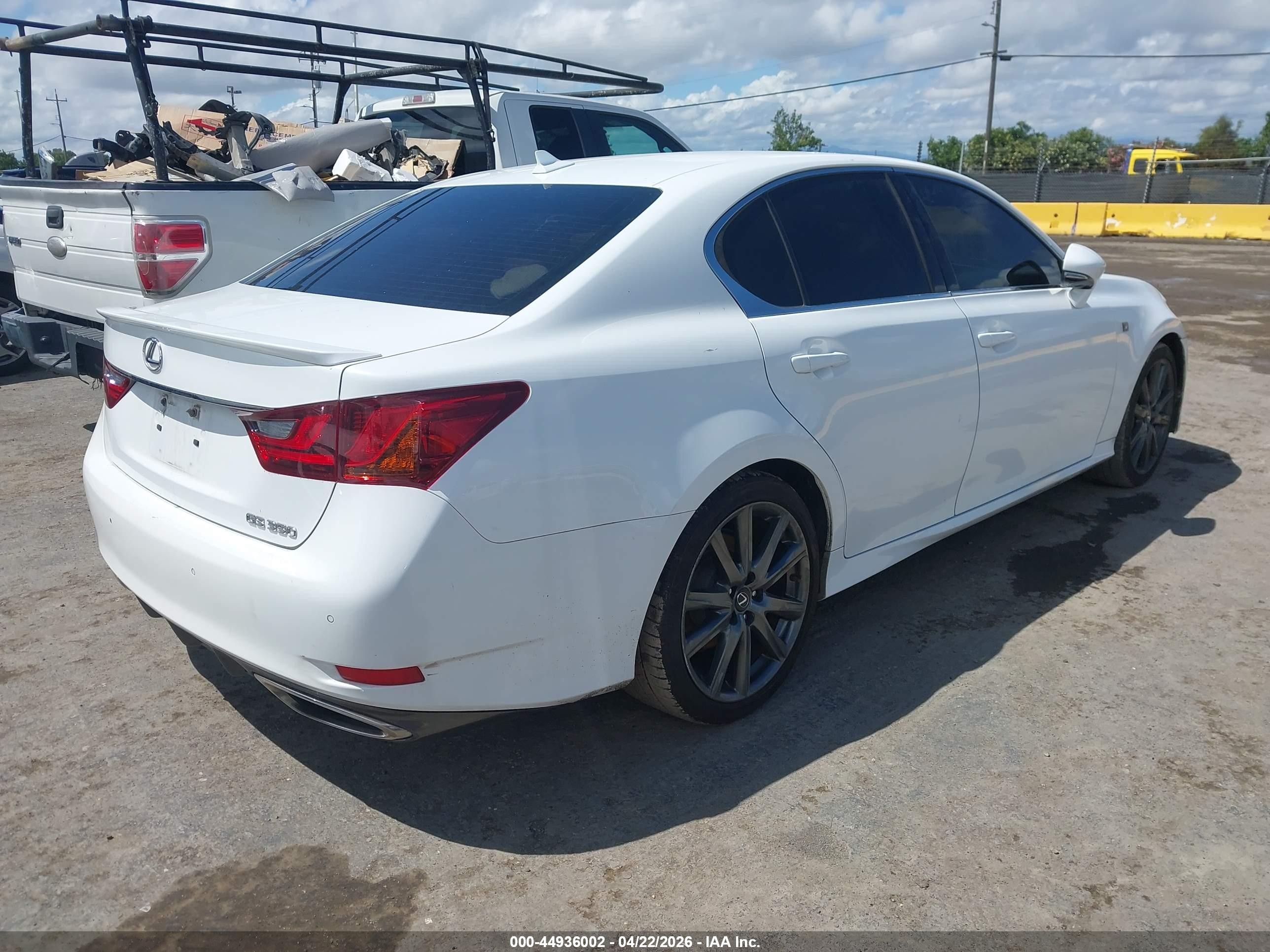 2014 Lexus Gs 350   White vin: JTHBE1BL2E5036675