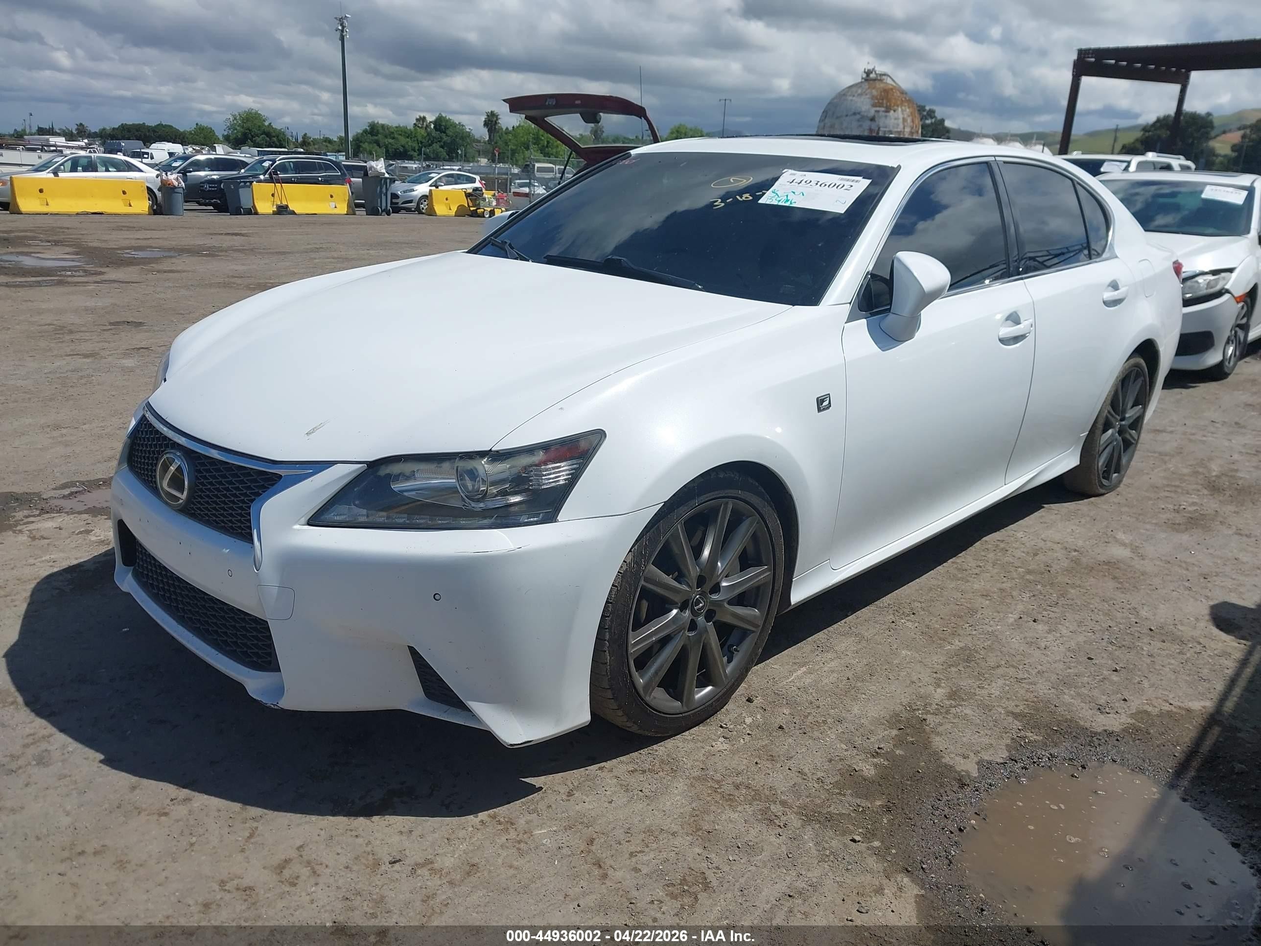 2014 Lexus Gs 350   White vin: JTHBE1BL2E5036675