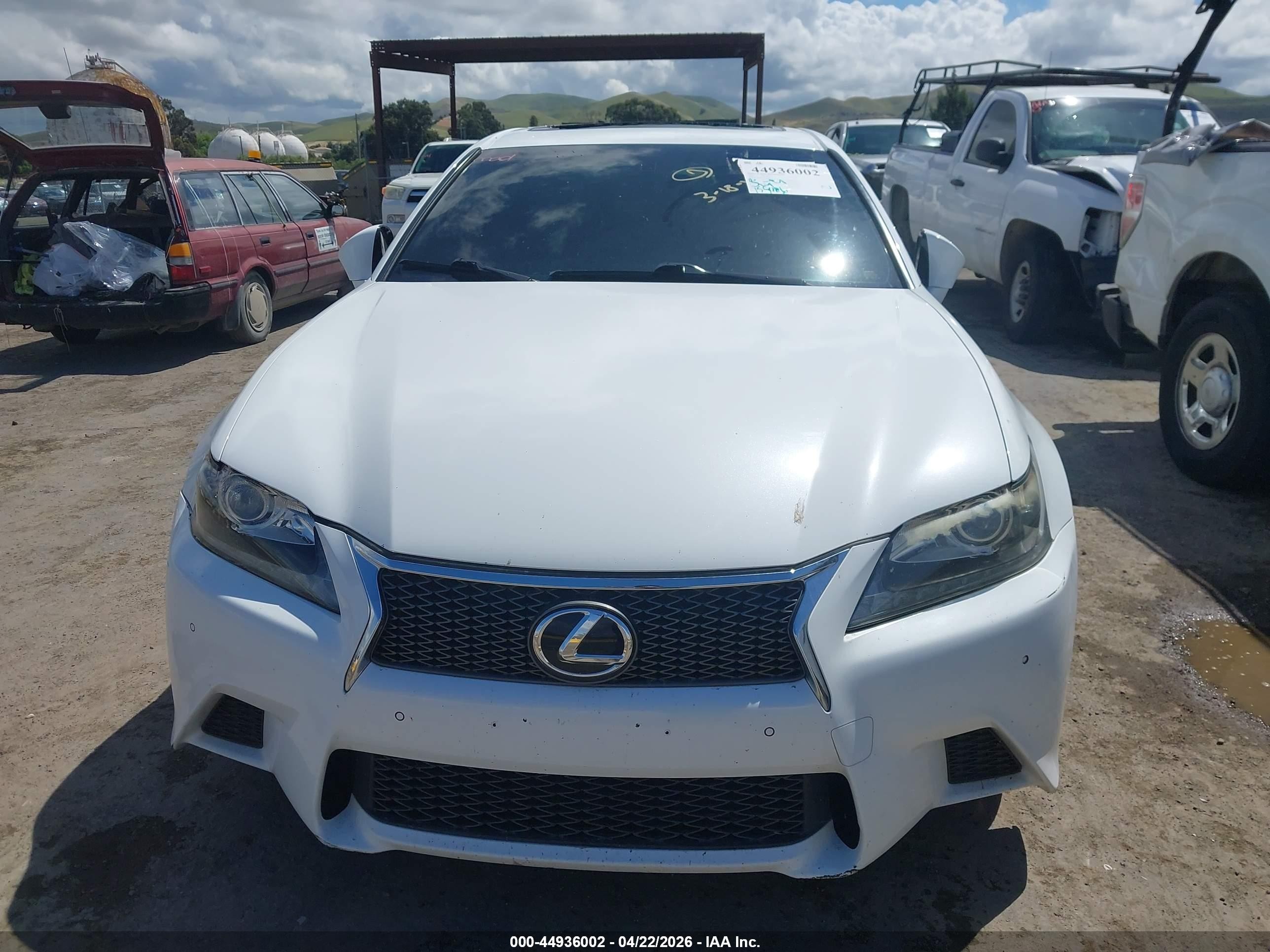 2014 Lexus Gs 350   White vin: JTHBE1BL2E5036675