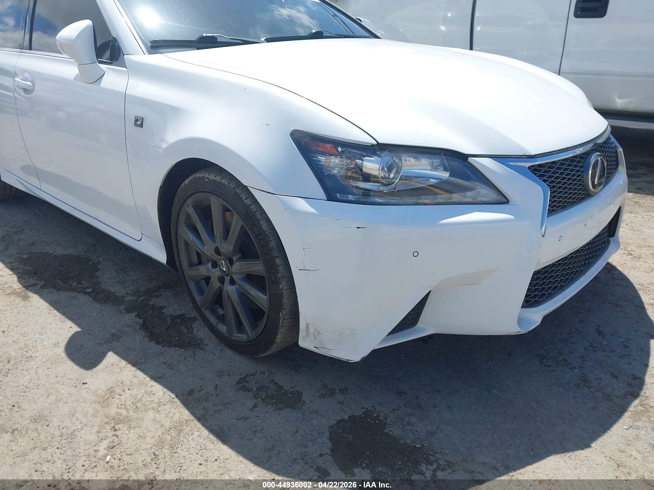 2014 Lexus Gs 350   White vin: JTHBE1BL2E5036675