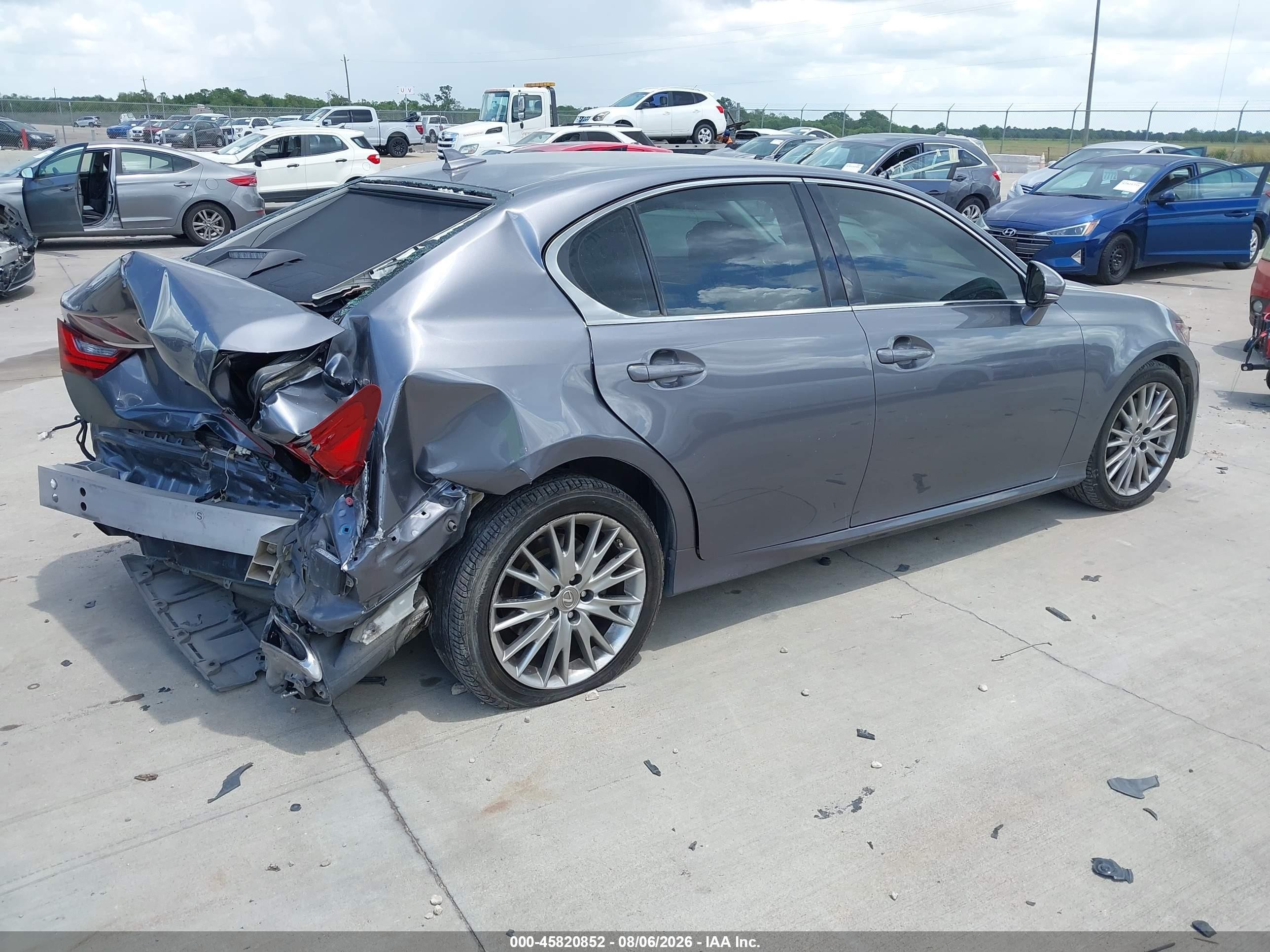 2014 Lexus Gs 350   Серый vin: JTHBE1BL2E5037423