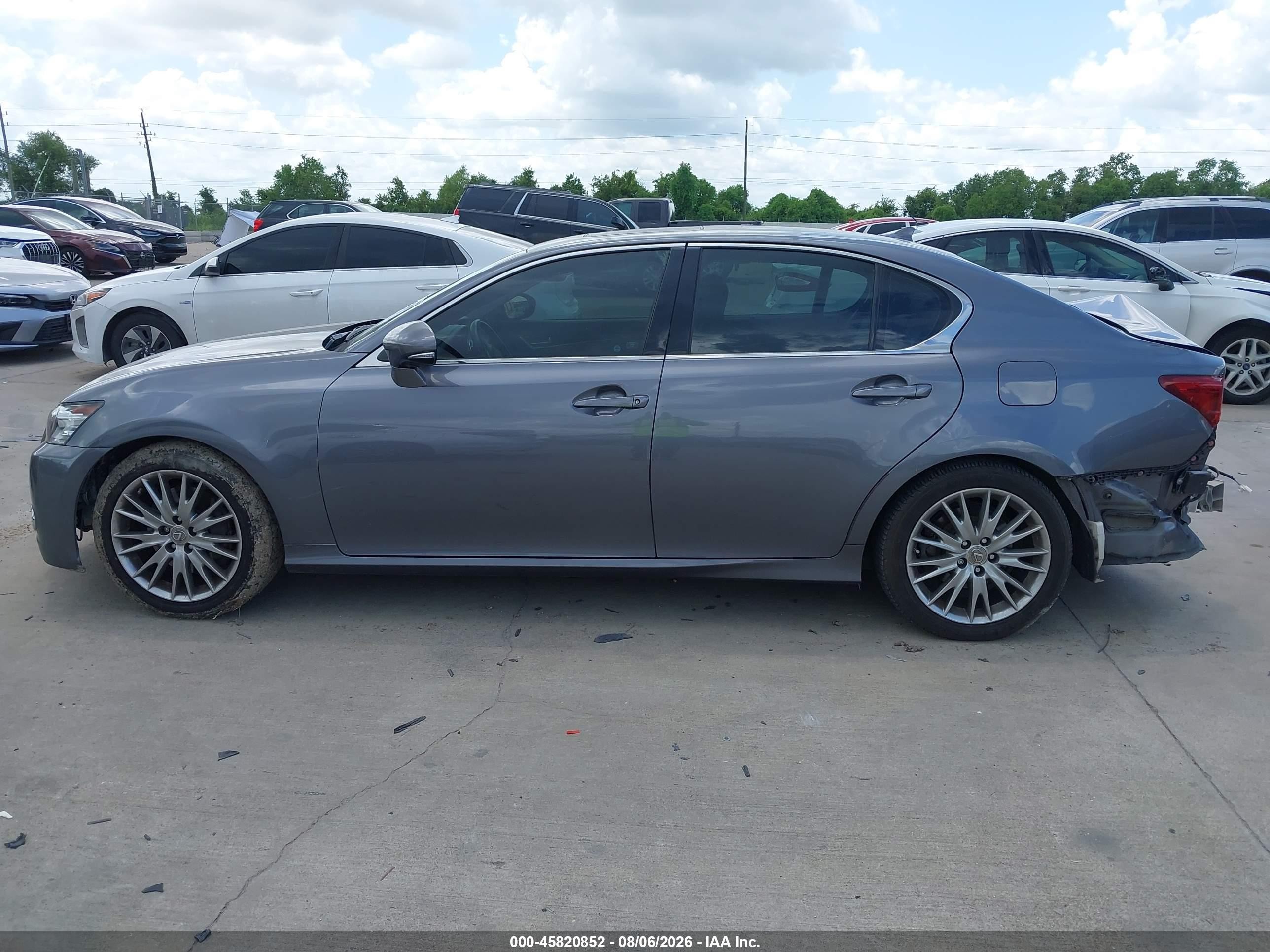 2014 Lexus Gs 350   Серый vin: JTHBE1BL2E5037423
