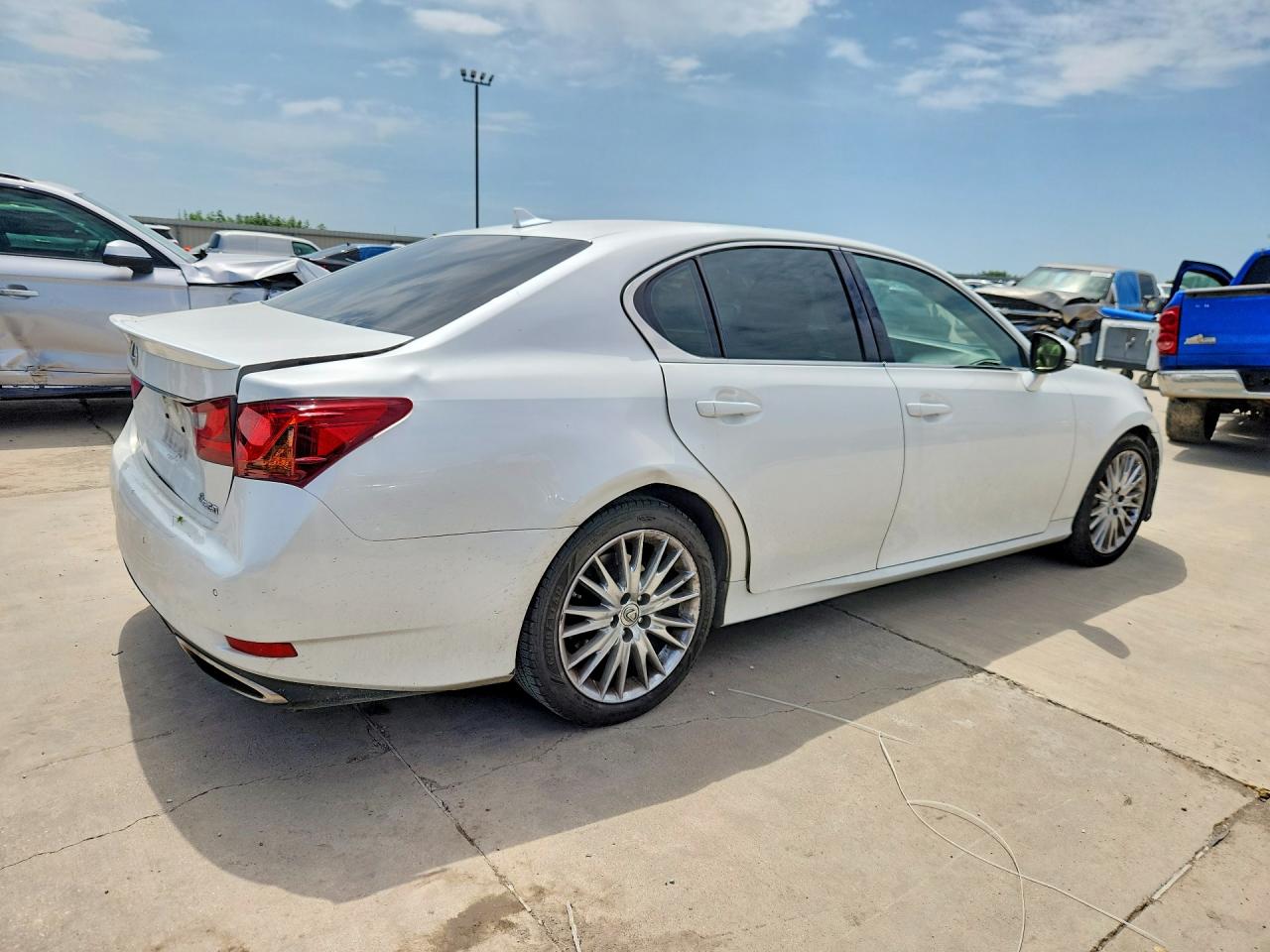 2014 Lexus Gs 350 White vin: JTHBE1BL2E5039253