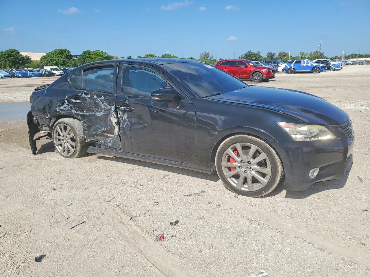 2014 Lexus Gs 350 Black vin: JTHBE1BL2E5040029
