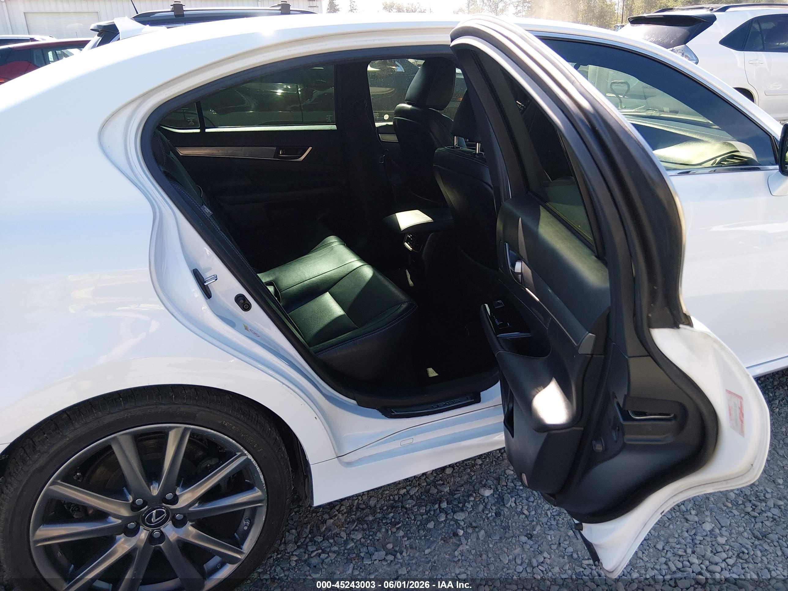 2014 Lexus Gs 350   White vin: JTHBE1BL2E5043741