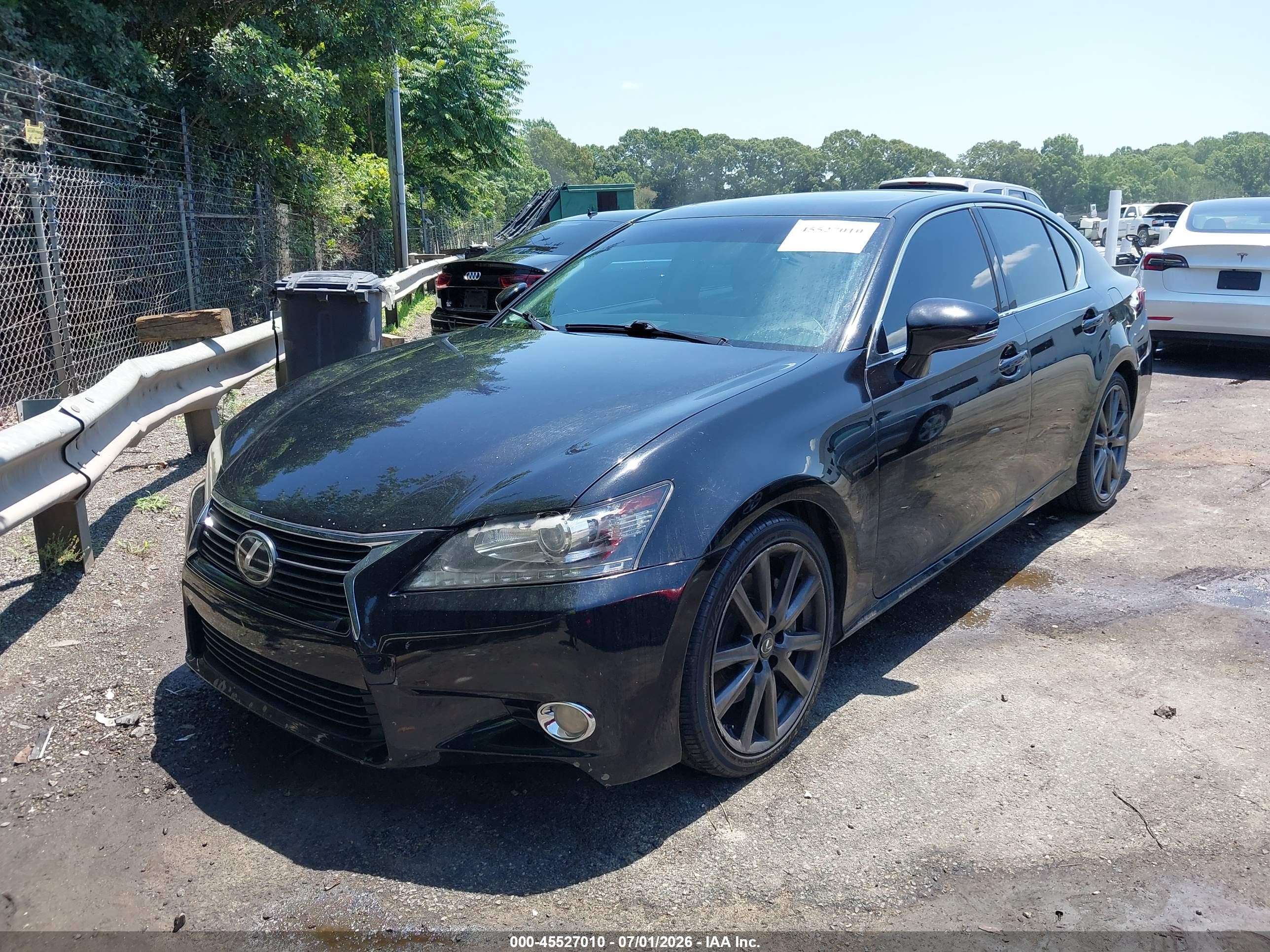 2015 Lexus Gs 350   Black vin: JTHBE1BL2FA000378