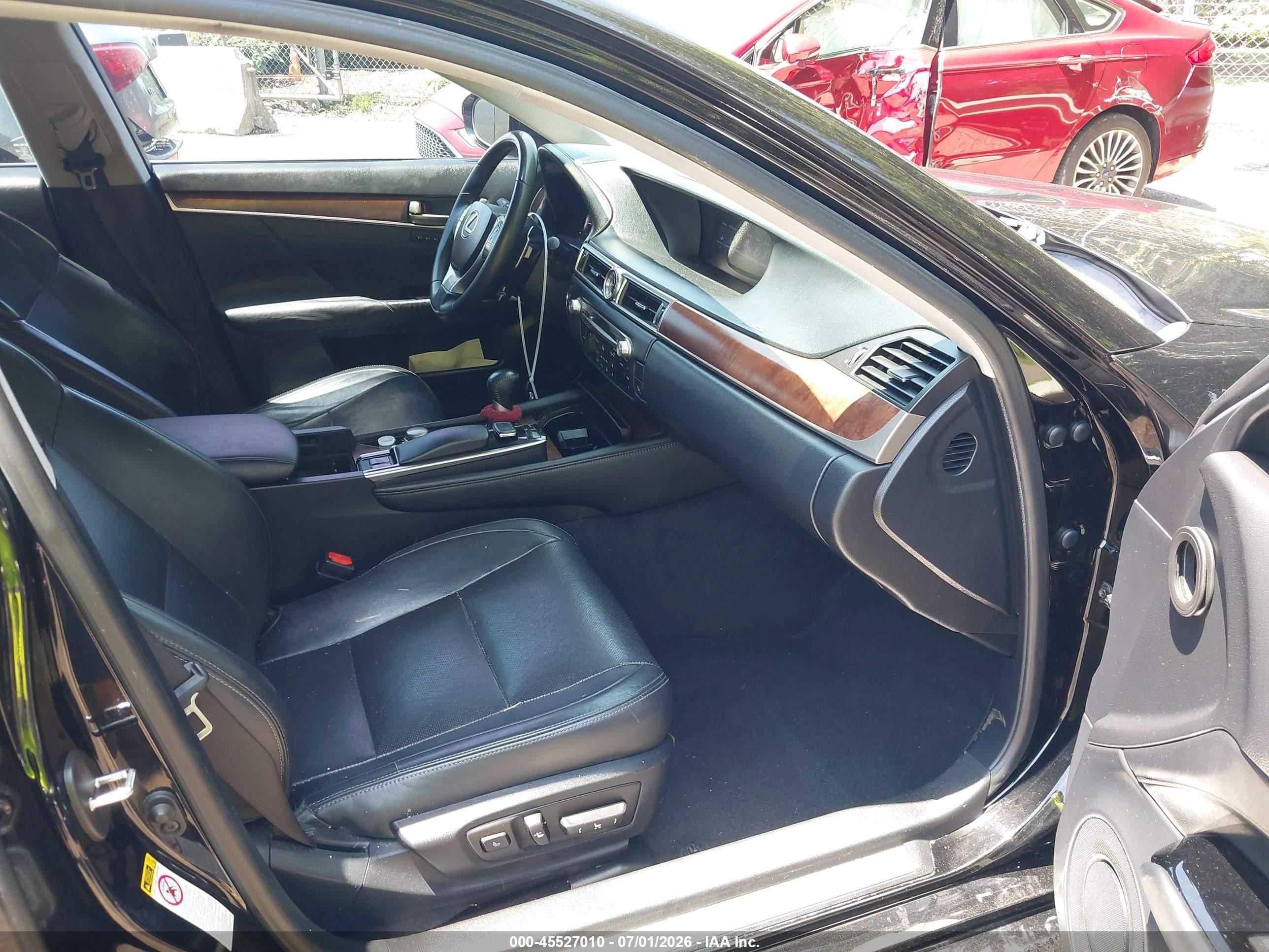 2015 Lexus Gs 350   Black vin: JTHBE1BL2FA000378