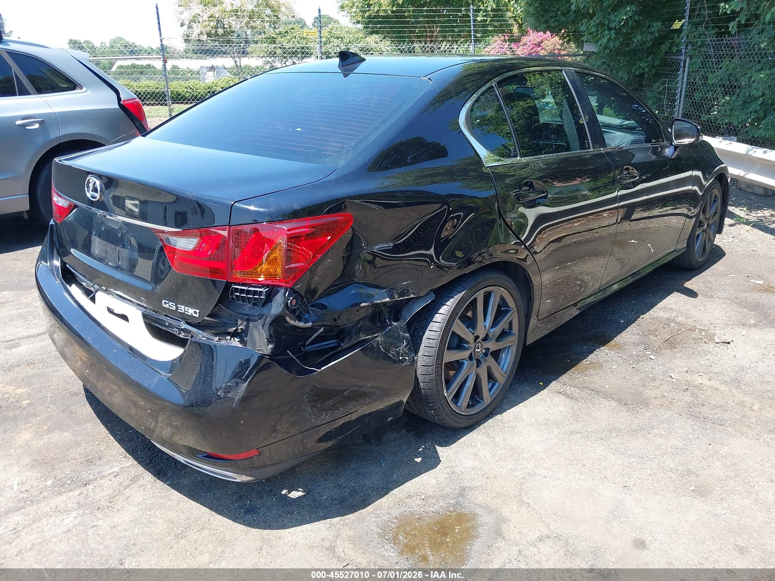 2015 Lexus Gs 350   Black vin: JTHBE1BL2FA000378