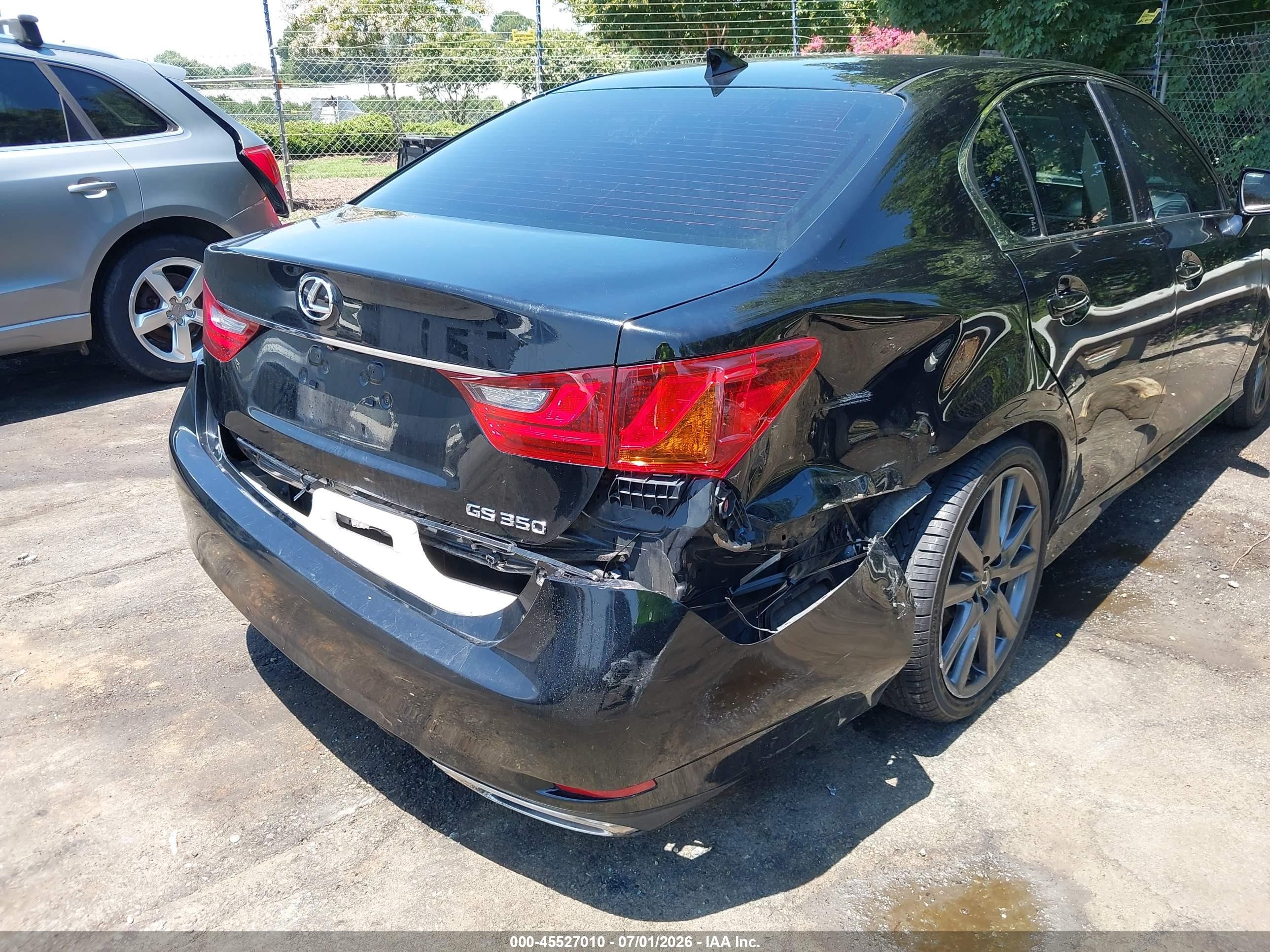 2015 Lexus Gs 350   Black vin: JTHBE1BL2FA000378
