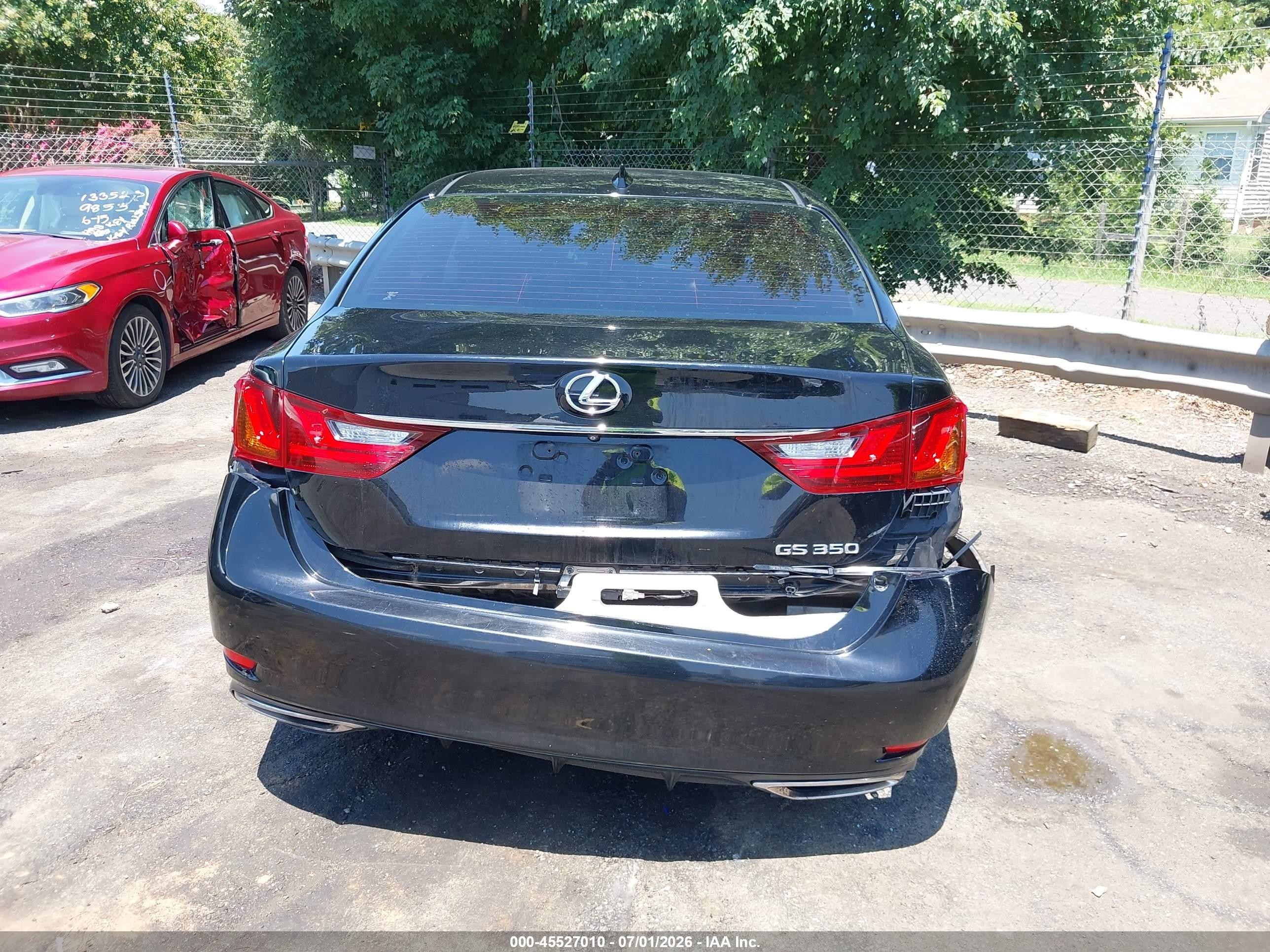 2015 Lexus Gs 350   Black vin: JTHBE1BL2FA000378