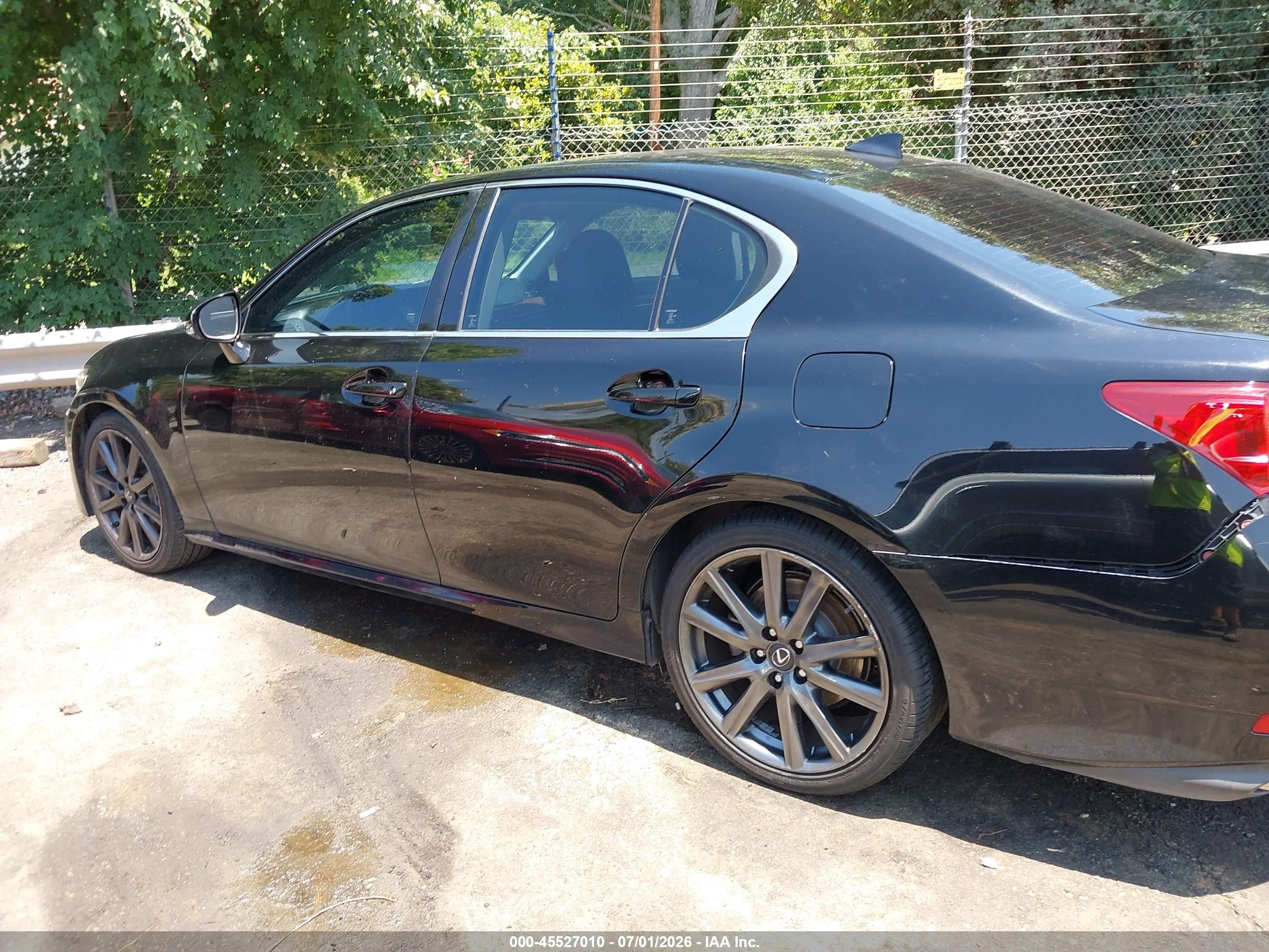 2015 Lexus Gs 350   Black vin: JTHBE1BL2FA000378