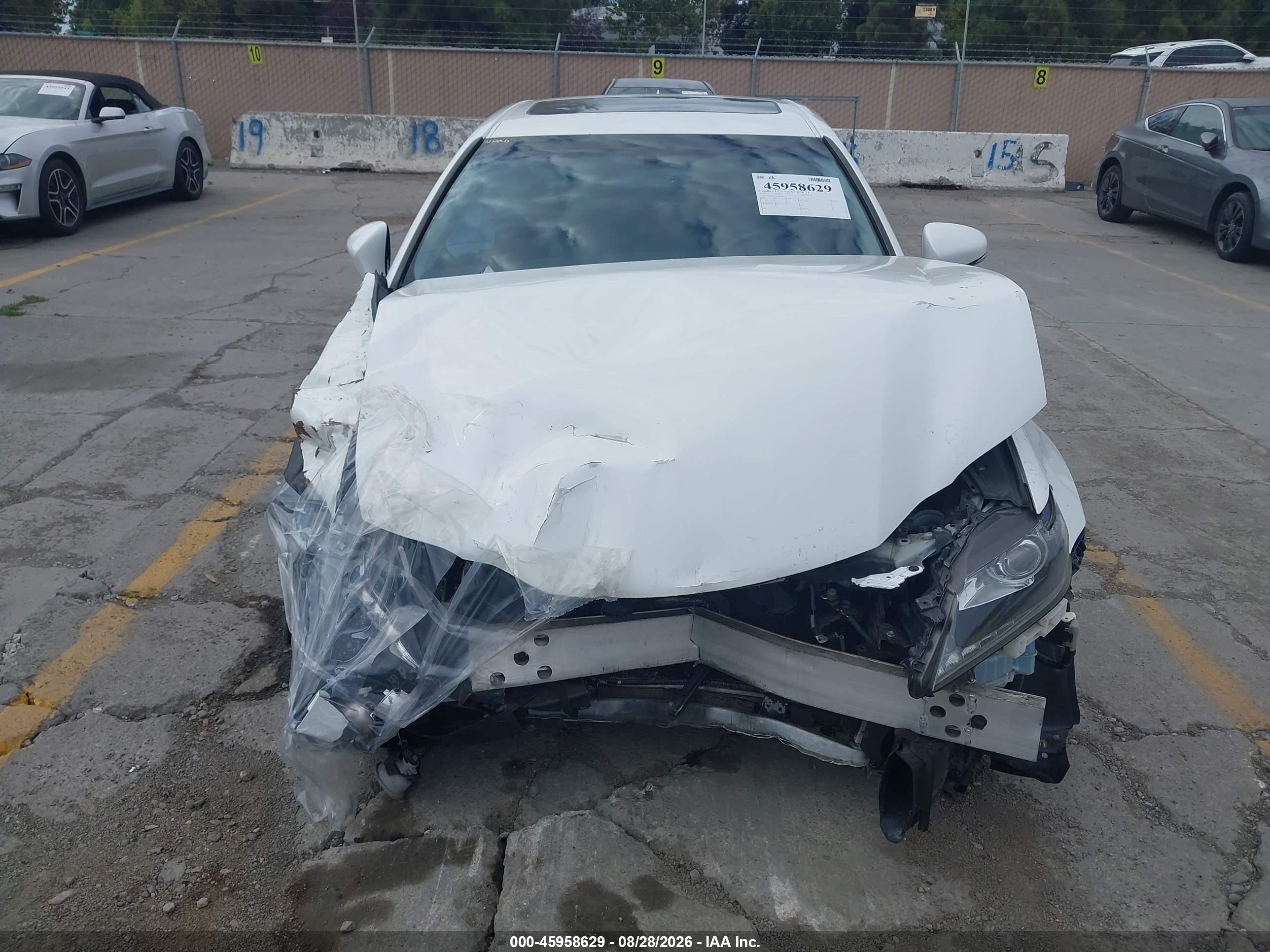 2015 Lexus Gs 350   White vin: JTHBE1BL2FA001093