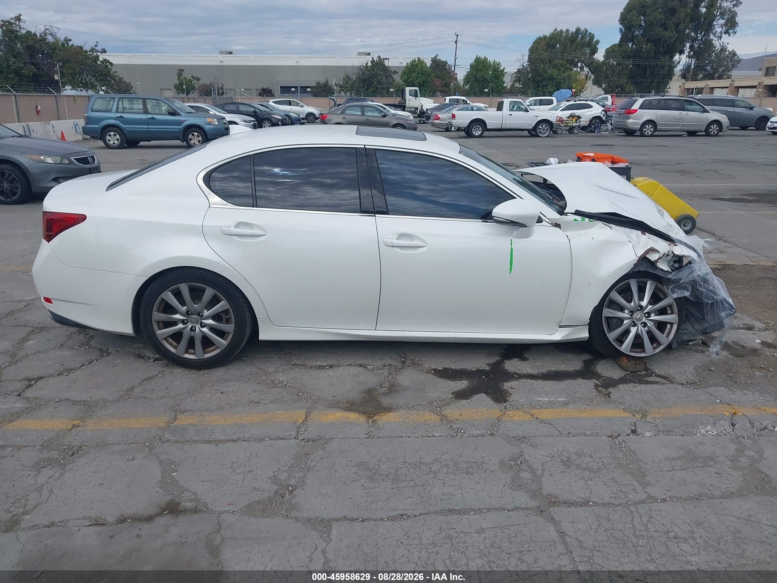 2015 Lexus Gs 350   White vin: JTHBE1BL2FA001093