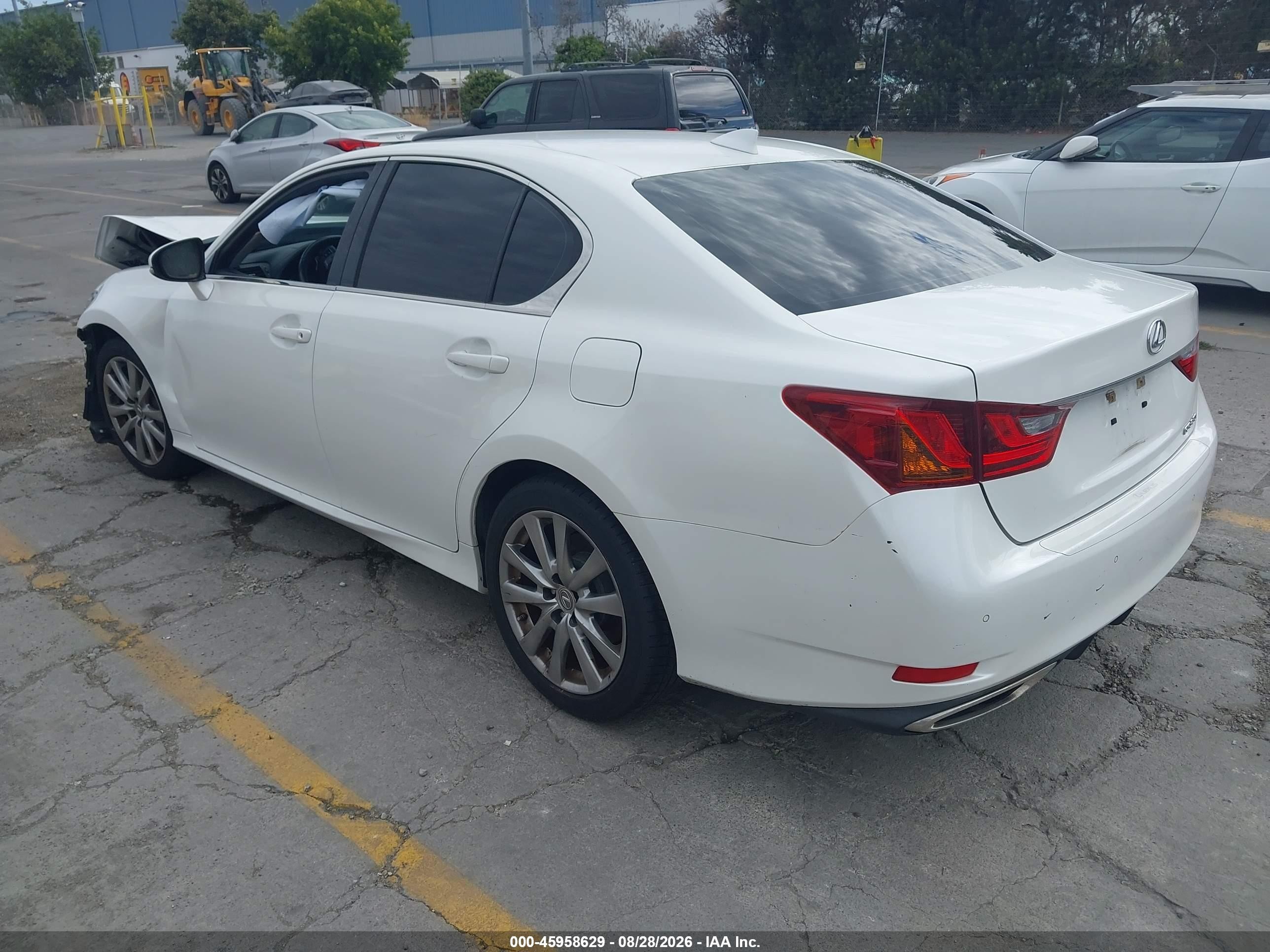 2015 Lexus Gs 350   White vin: JTHBE1BL2FA001093