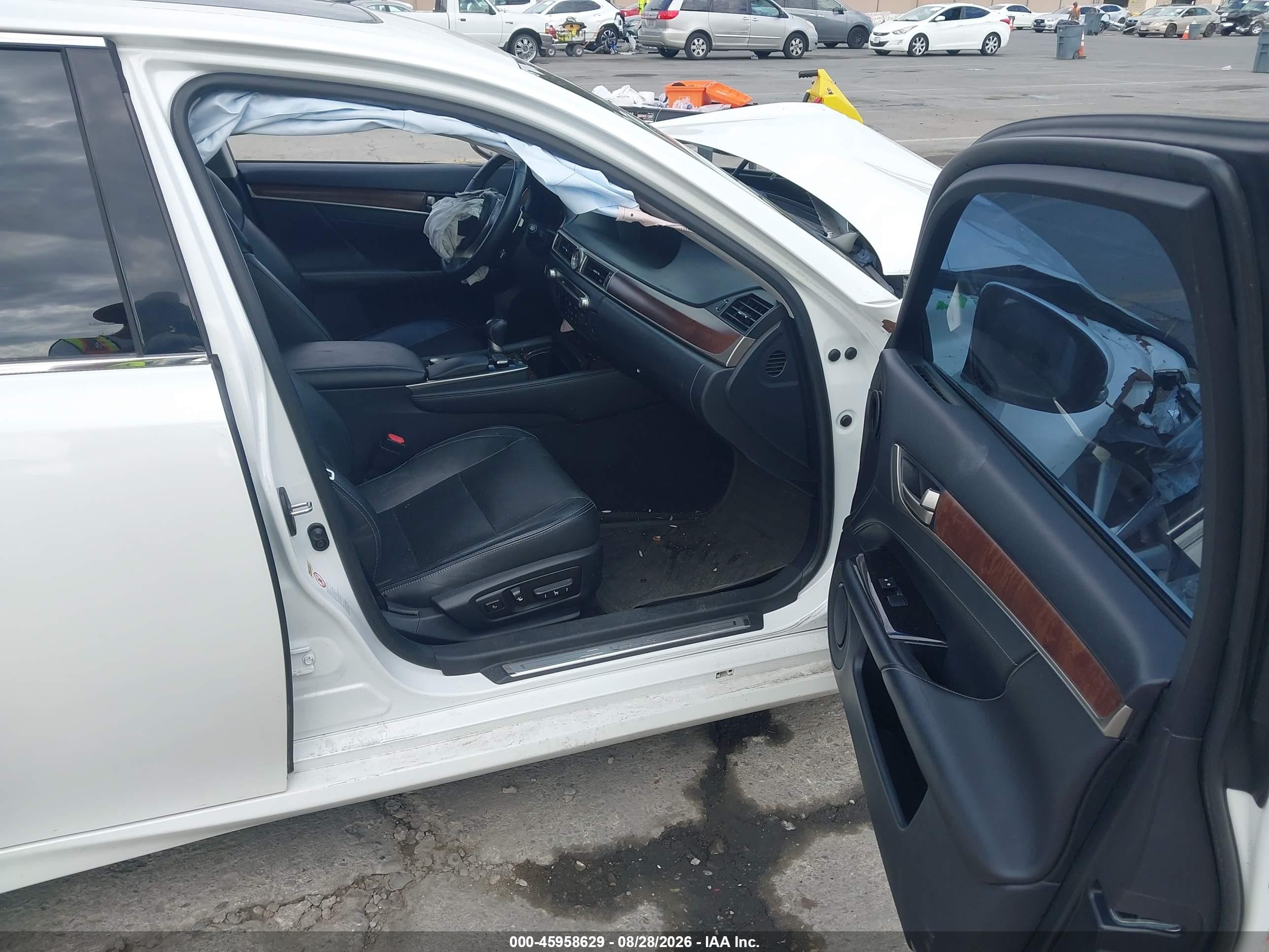 2015 Lexus Gs 350   White vin: JTHBE1BL2FA001093