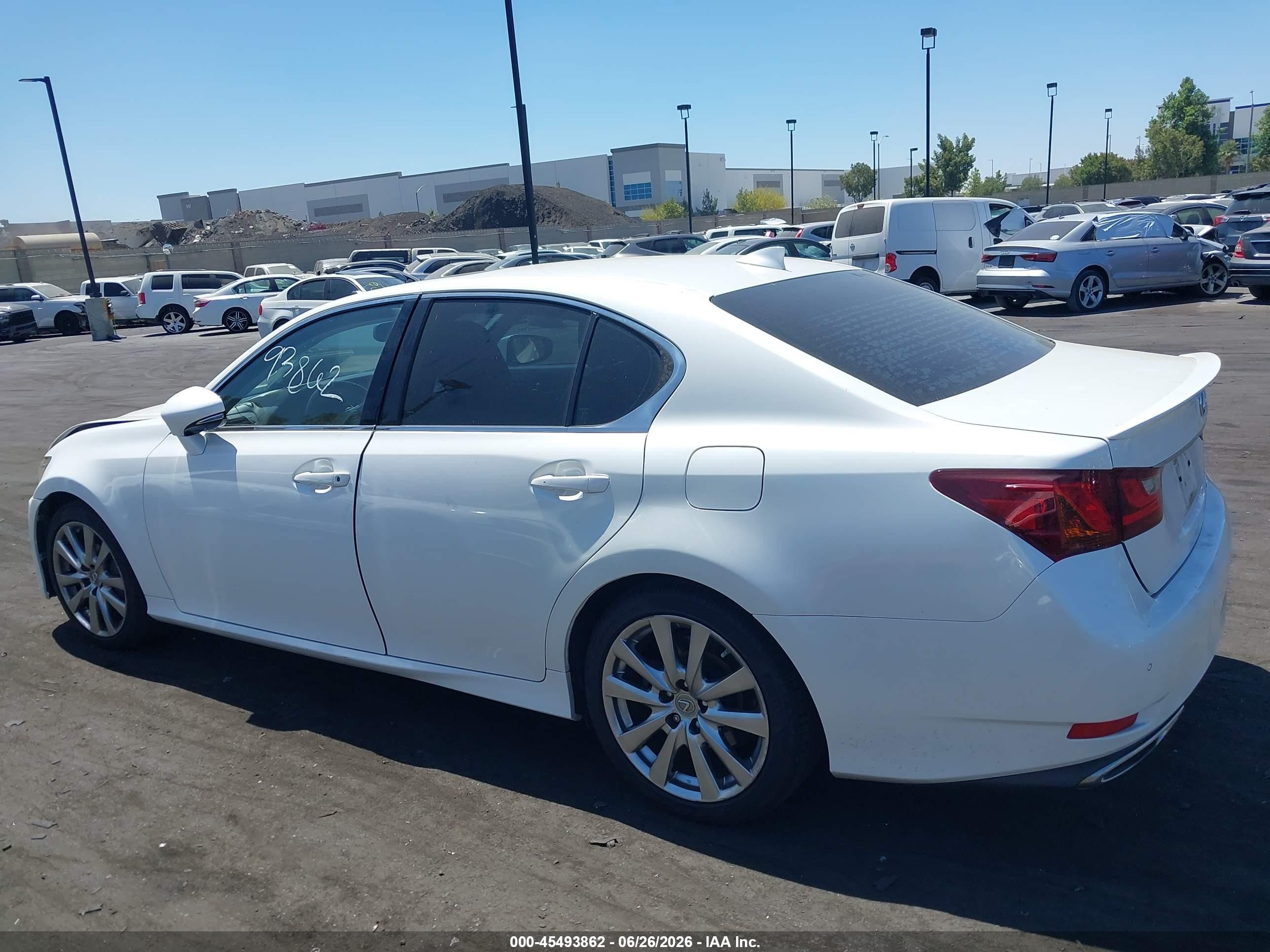 2015 Lexus Gs 350 White vin: JTHBE1BL2FA001434