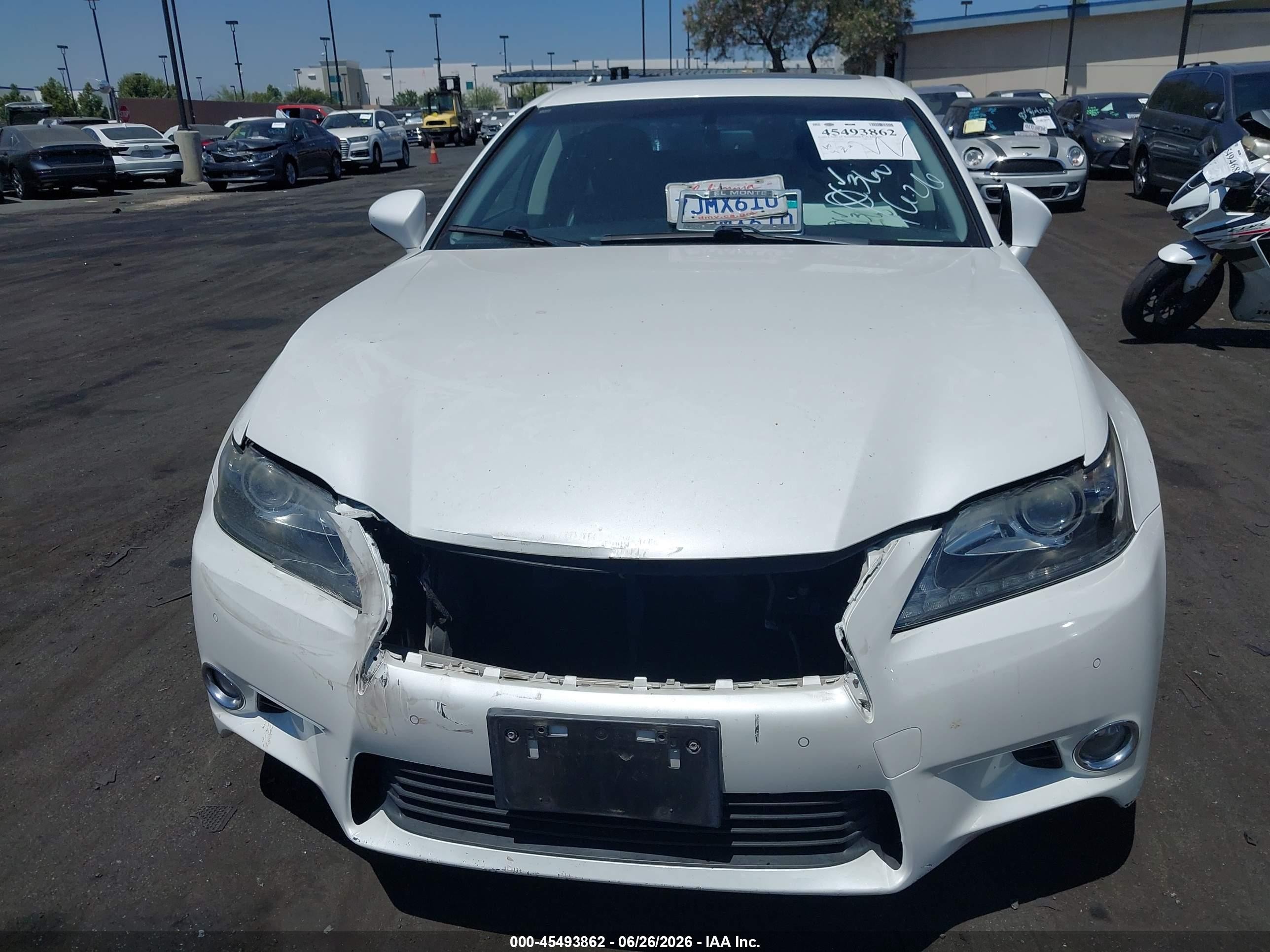 2015 Lexus Gs 350 White vin: JTHBE1BL2FA001434