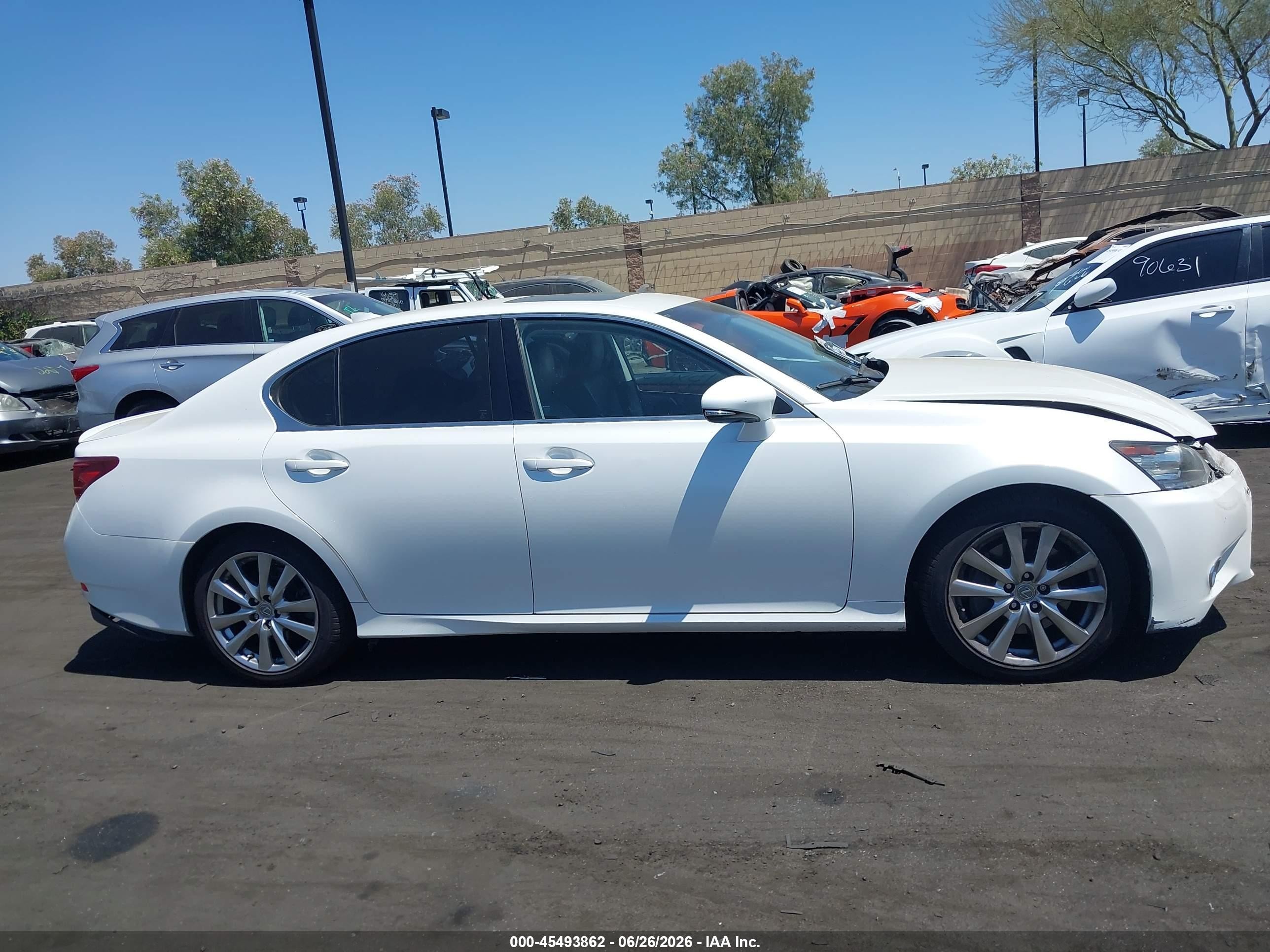 2015 Lexus Gs 350 White vin: JTHBE1BL2FA001434