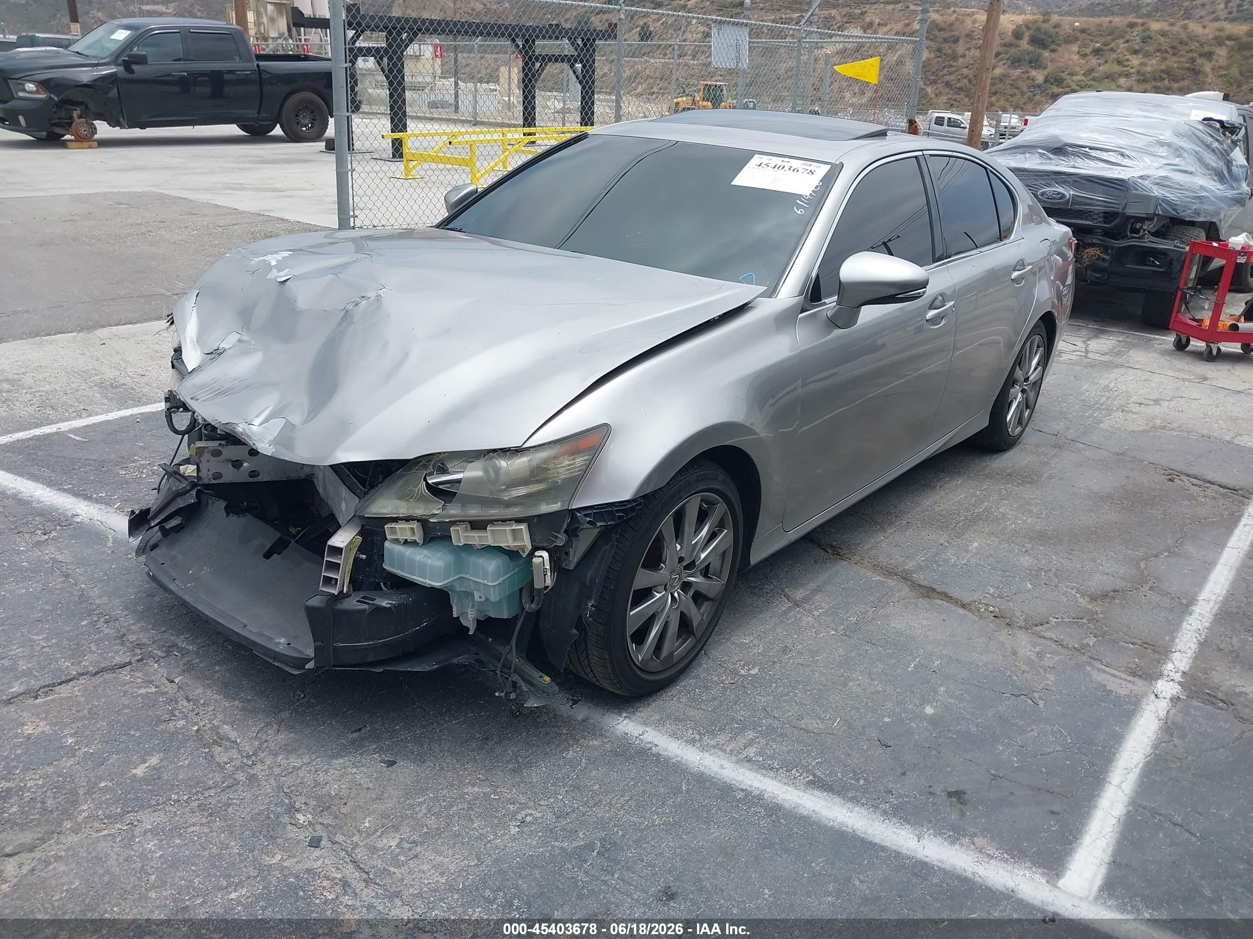 2015 Lexus Gs 350 Silver vin: JTHBE1BL2FA007430