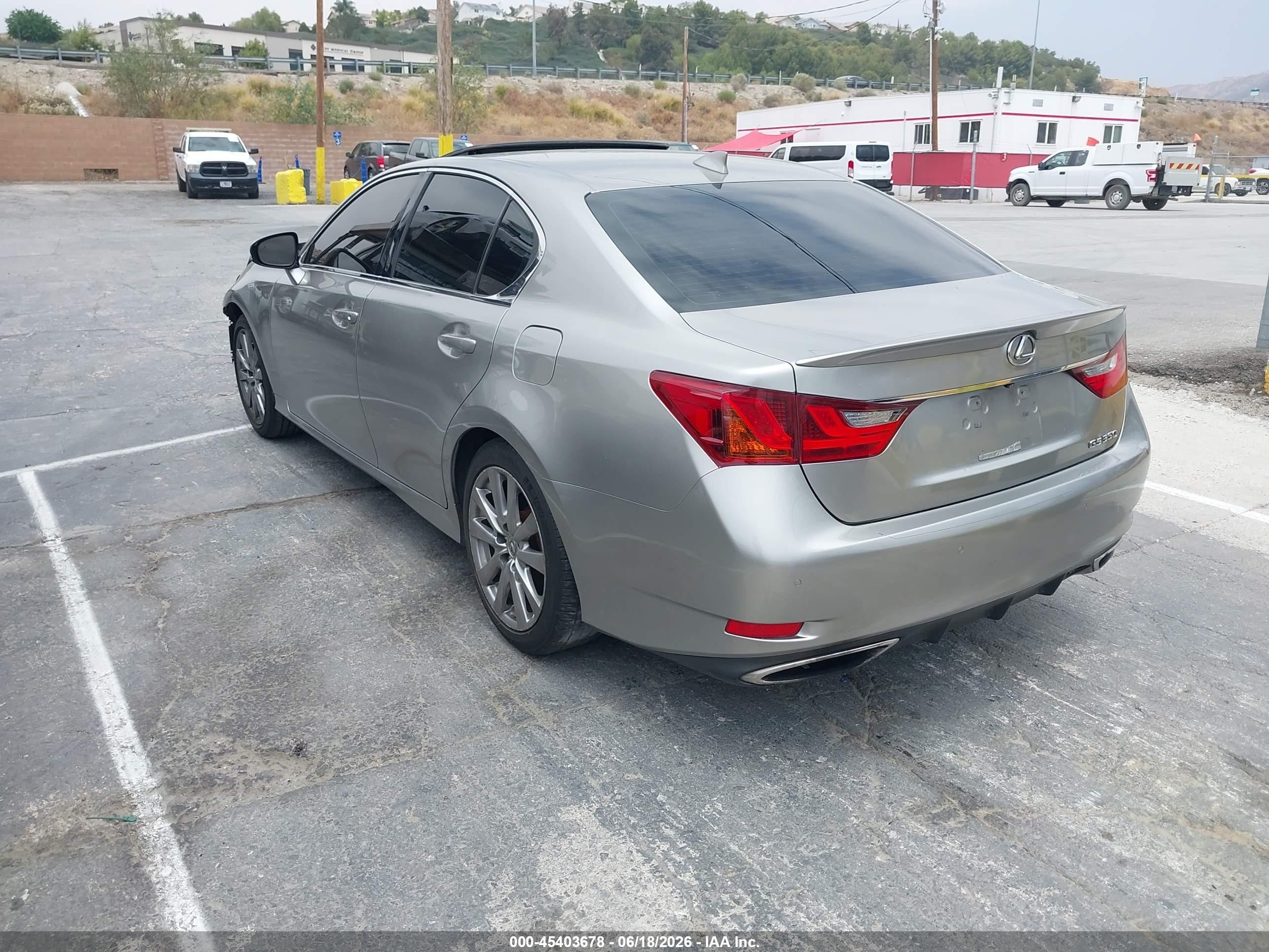 2015 Lexus Gs 350 Silver vin: JTHBE1BL2FA007430