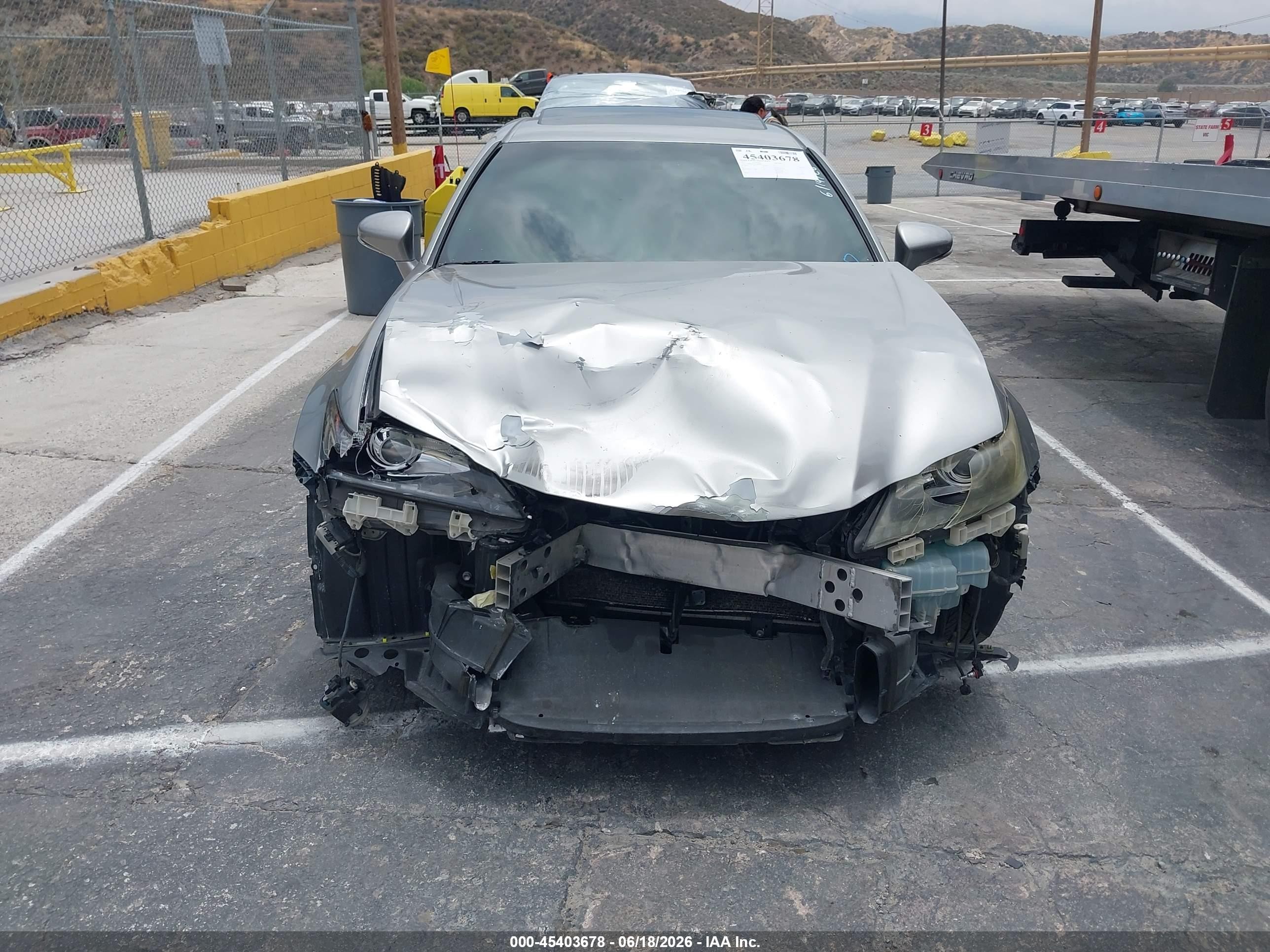 2015 Lexus Gs 350 Silver vin: JTHBE1BL2FA007430