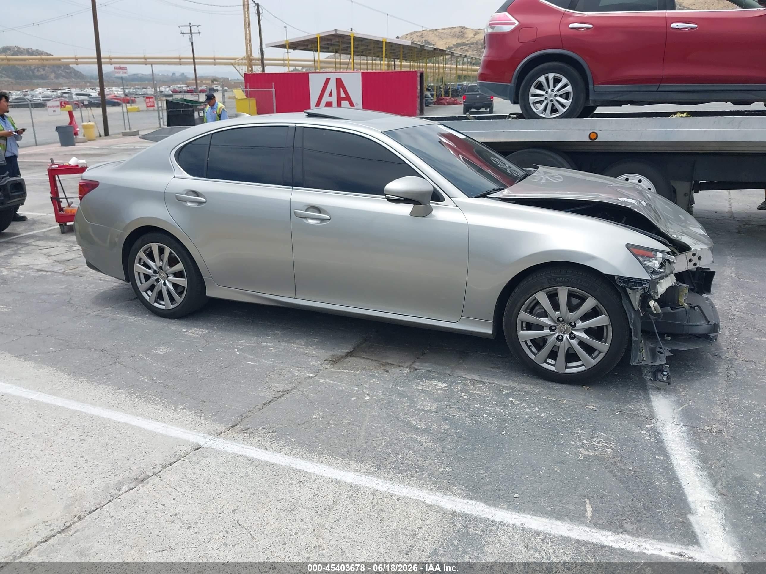 2015 Lexus Gs 350 Silver vin: JTHBE1BL2FA007430