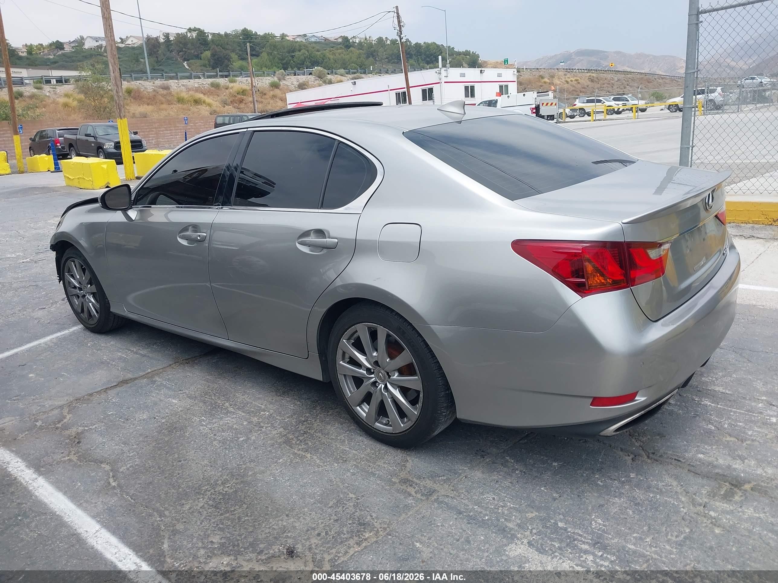 2015 Lexus Gs 350 Silver vin: JTHBE1BL2FA007430