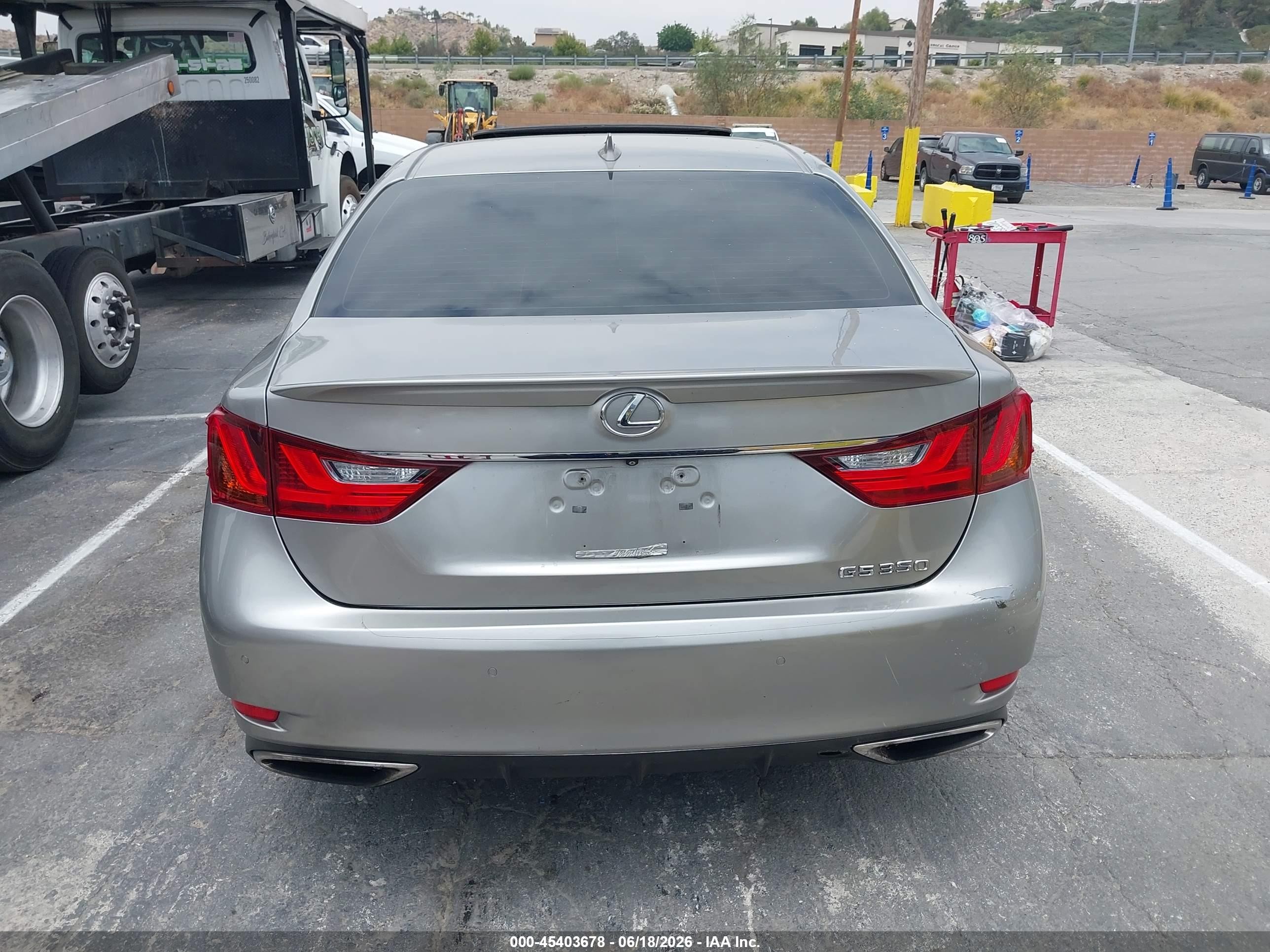 2015 Lexus Gs 350 Silver vin: JTHBE1BL2FA007430