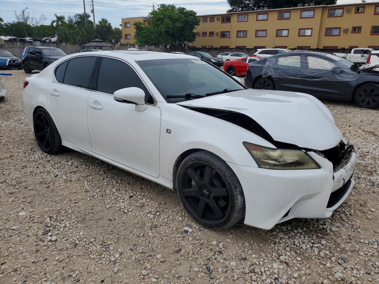2015 Lexus Gs 350 White vin: JTHBE1BL2FA012501