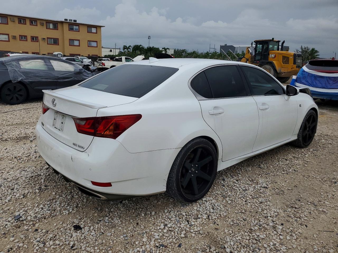 2015 Lexus Gs 350 White vin: JTHBE1BL2FA012501