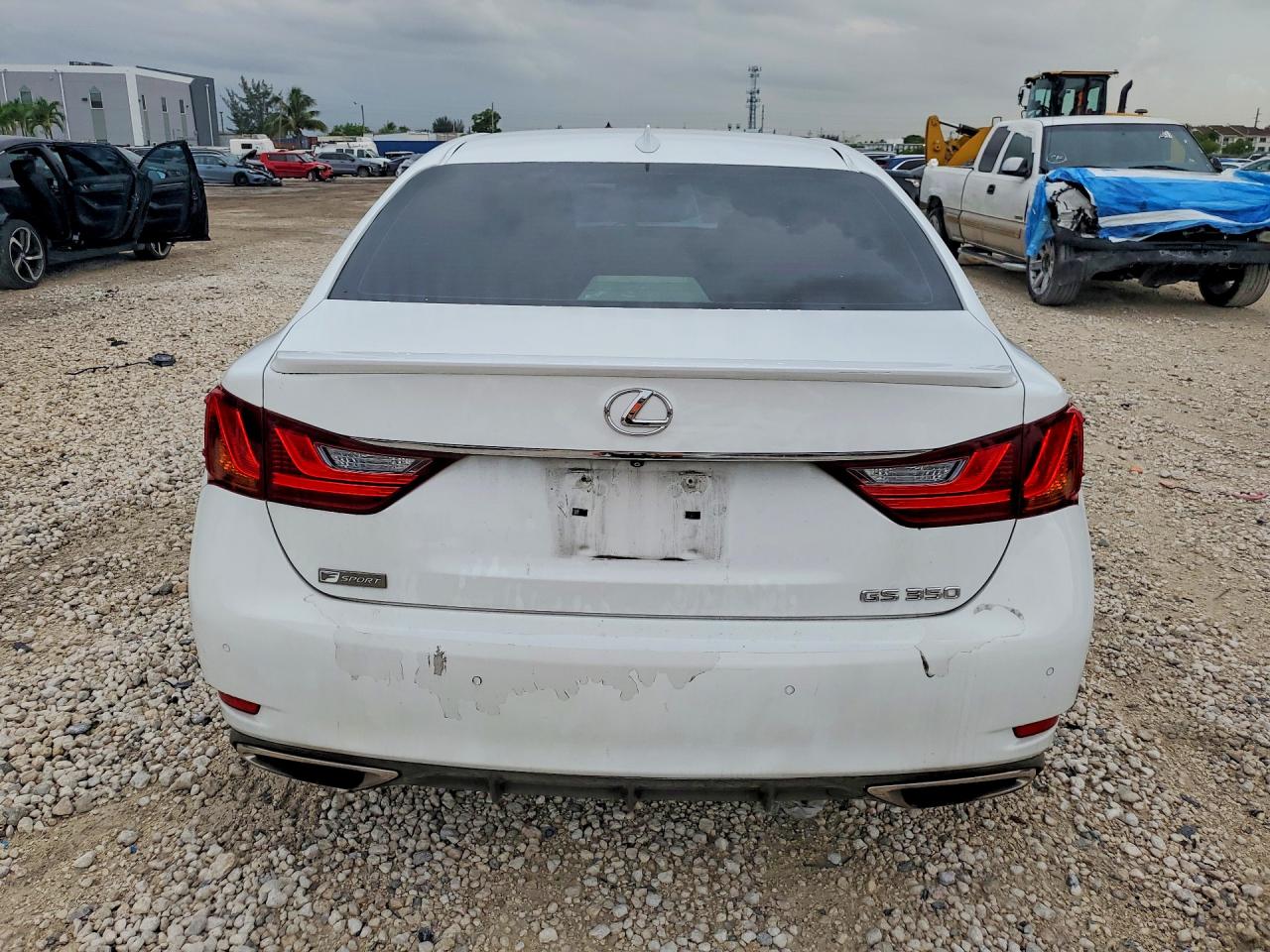 2015 Lexus Gs 350 White vin: JTHBE1BL2FA012501