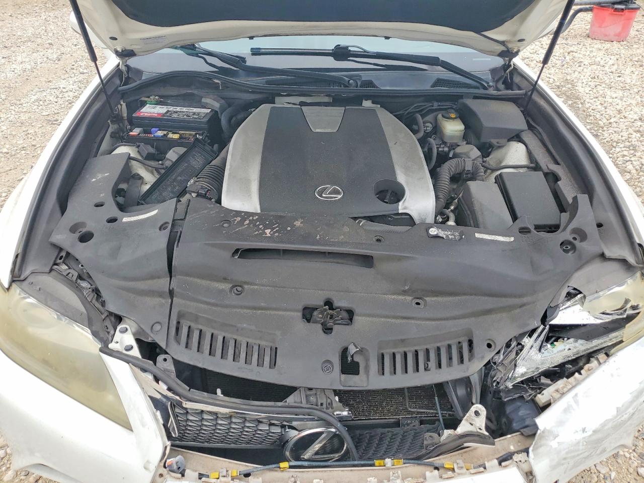 2015 Lexus Gs 350 White vin: JTHBE1BL2FA012501