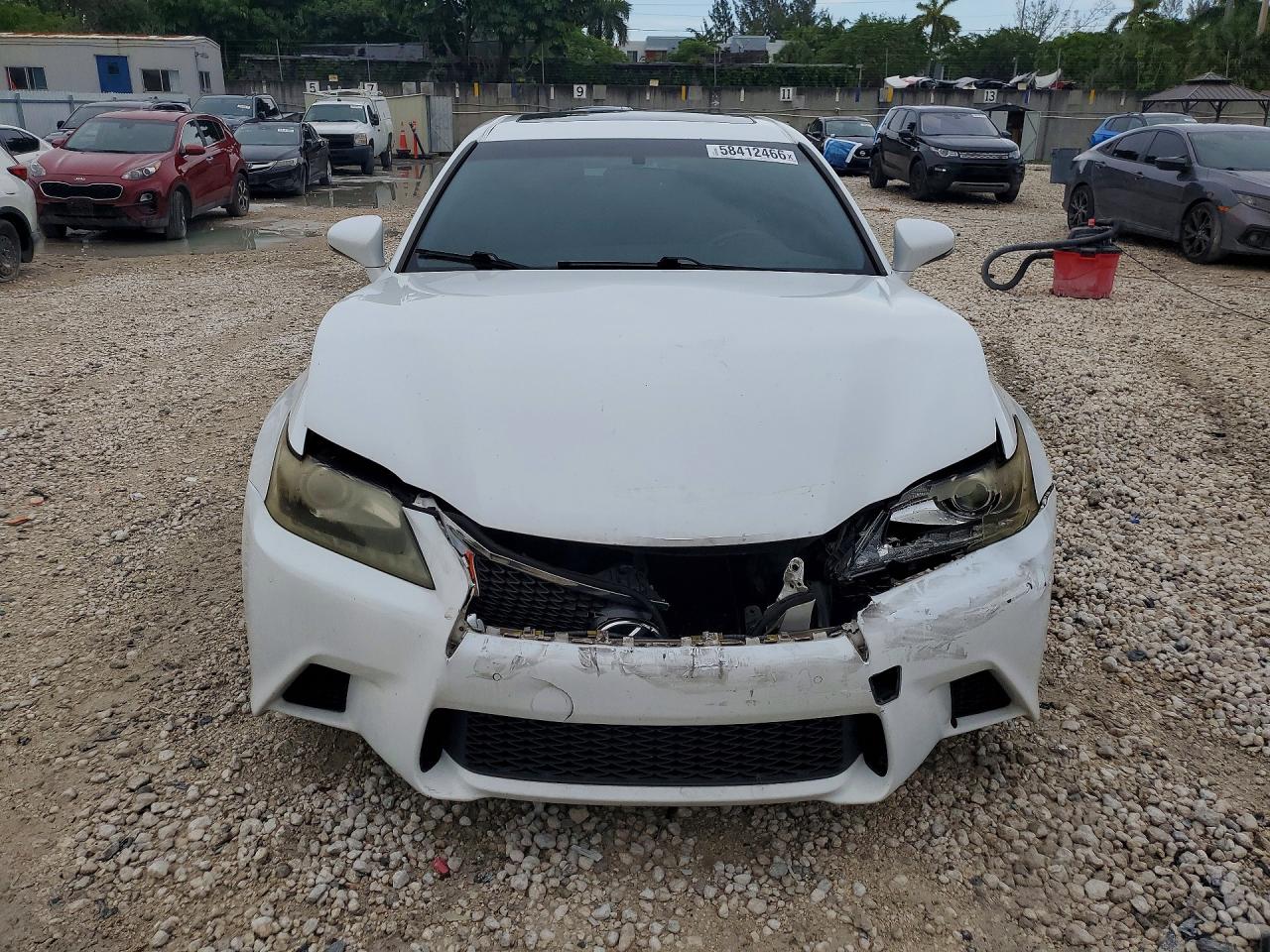 2015 Lexus Gs 350 White vin: JTHBE1BL2FA012501