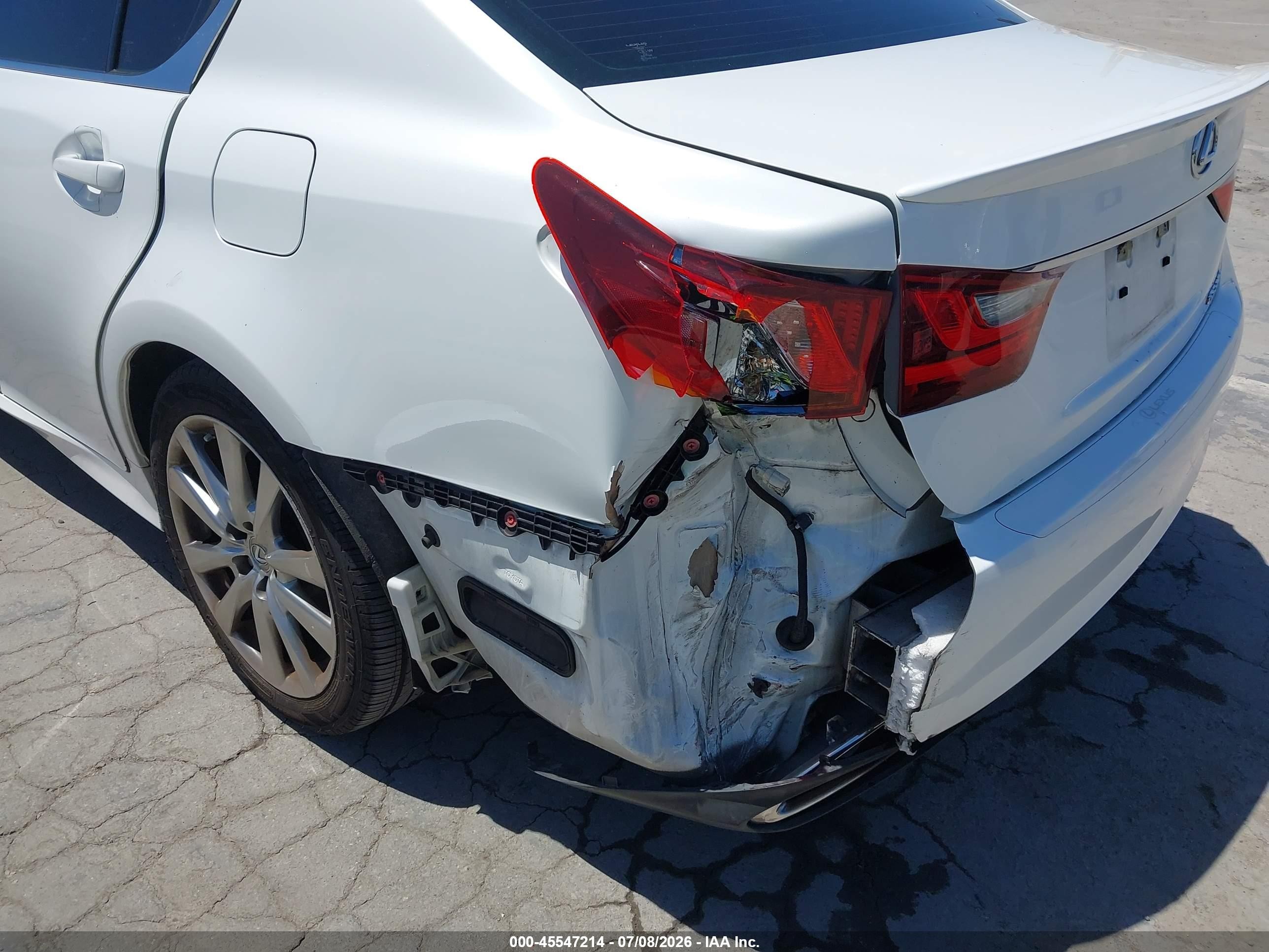 2015 Lexus Gs 350   White vin: JTHBE1BL2FA012823